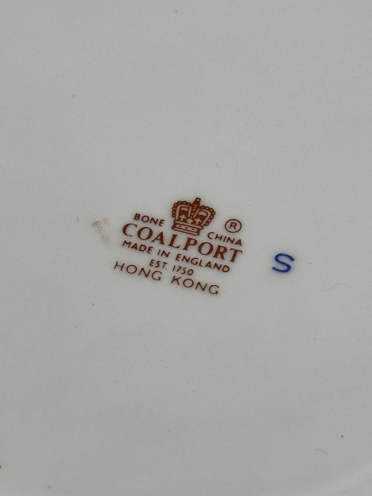 COALPORT "Hong Kong" Pattern Dish Bone China Oval Bonbon Serving Trinket Soap