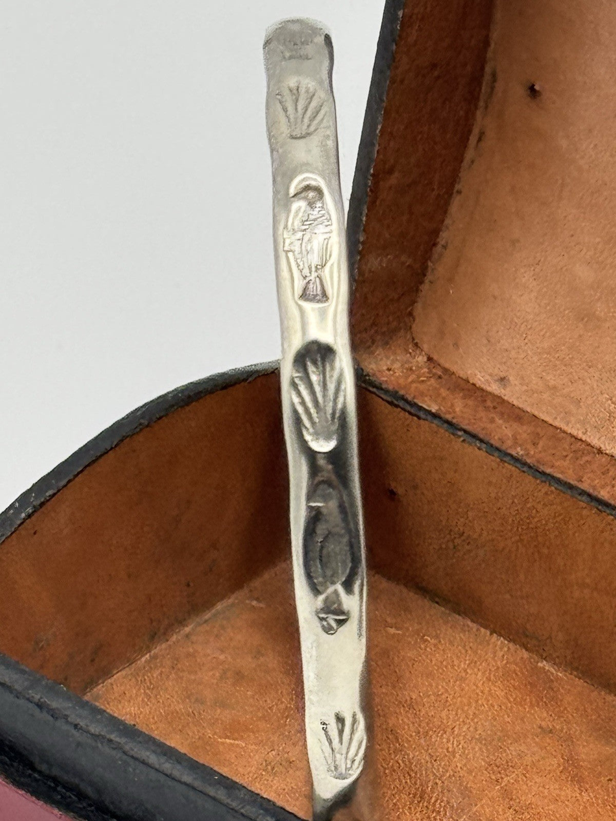 Taxco MEXICO Sterling Silver 925 Bird Bangle 8.25”