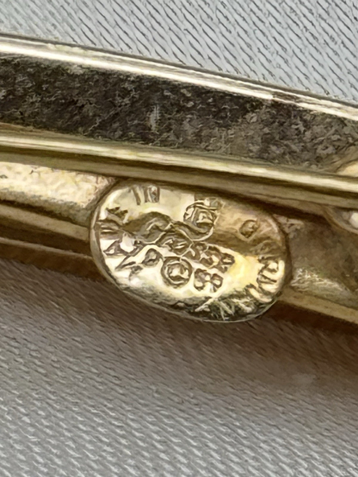 Vintage 1959 GROSSE Made In Germany Goldtone Brooch Pin 4.75”l SIGNED “Jewelry maker for 50 years for Christian Dior”