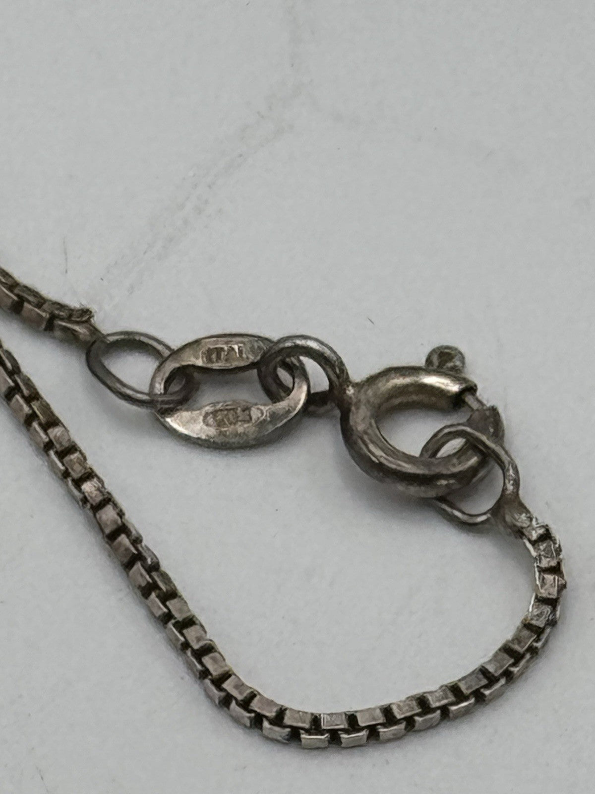 Vintage 925 STERLING Hummingbird Pendant on Sterling Chain 20”