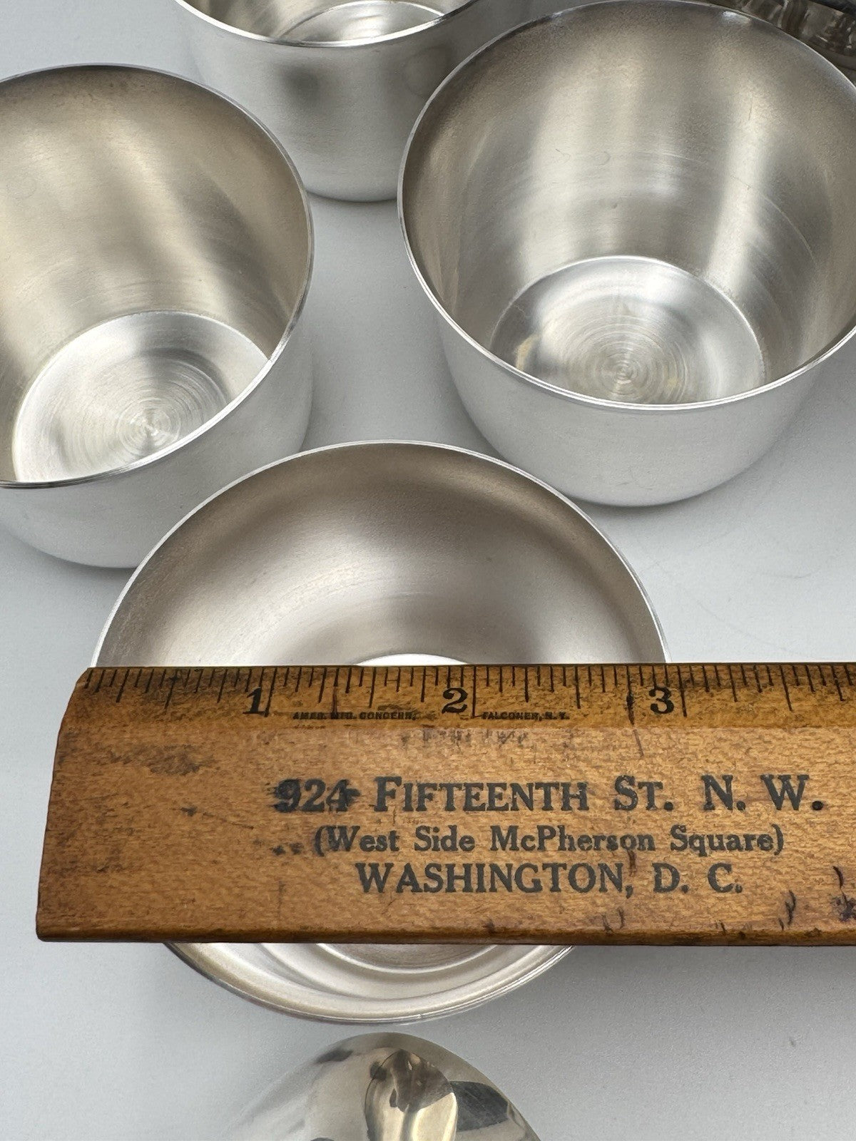 12 Pc Punch Bowl Set Sheridan Silverplate 10 Cups & Ladle Taunton Silversmiths