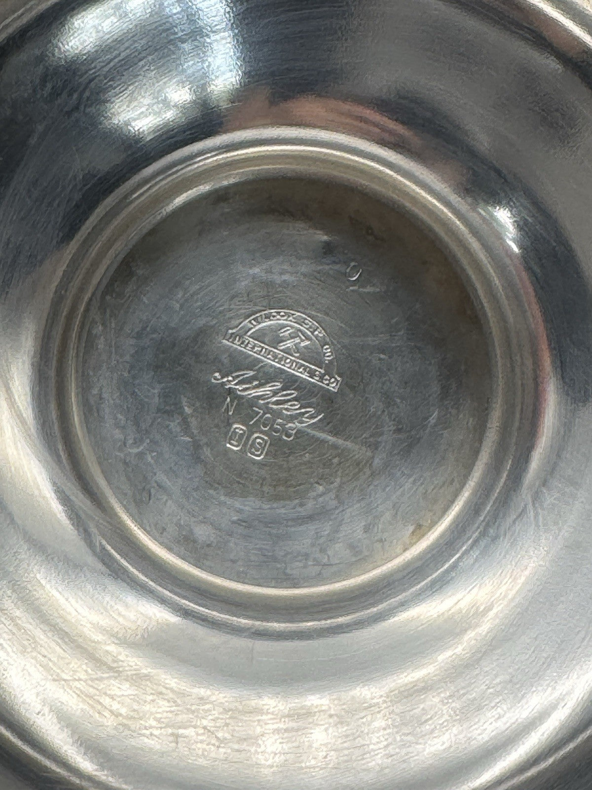 Vintage Silverplate Wilcox Pitcher Monogram ASHLEY 10”h
