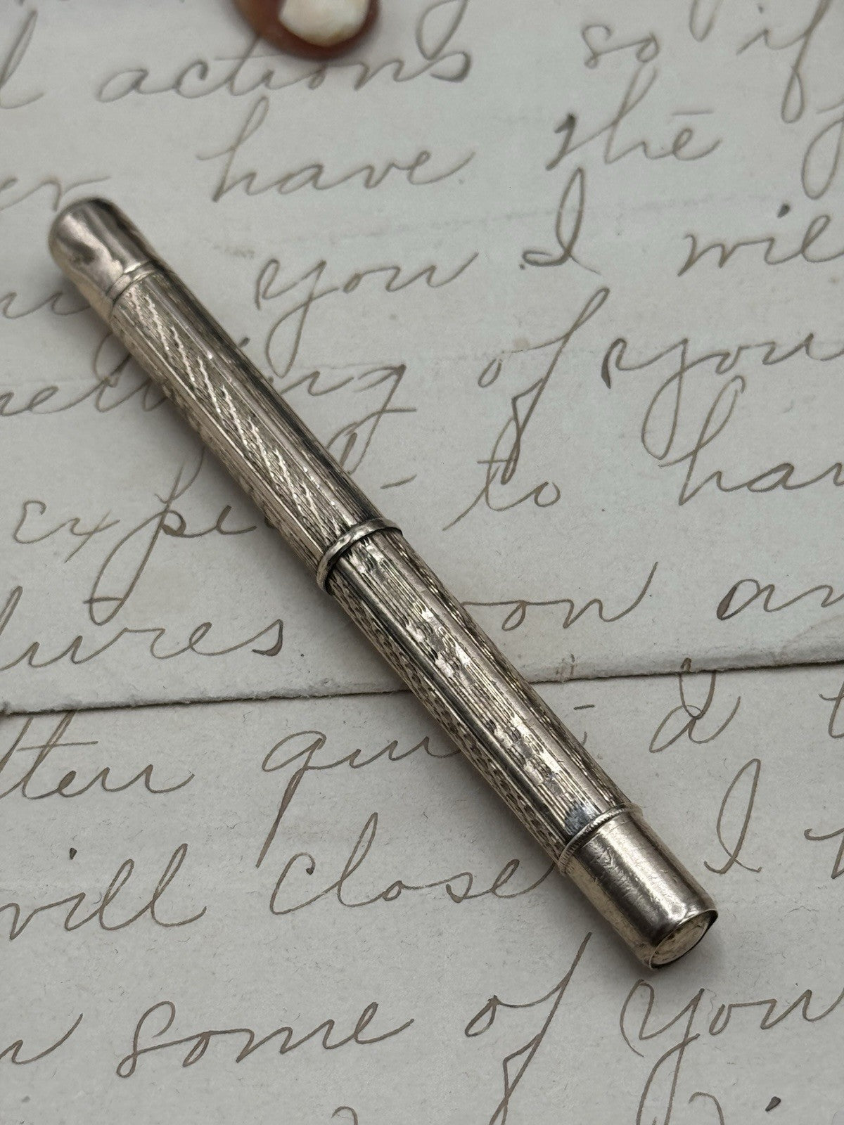 Antique Gold-filled Propelling Telescopic Pen ESTATE FIND Collectible