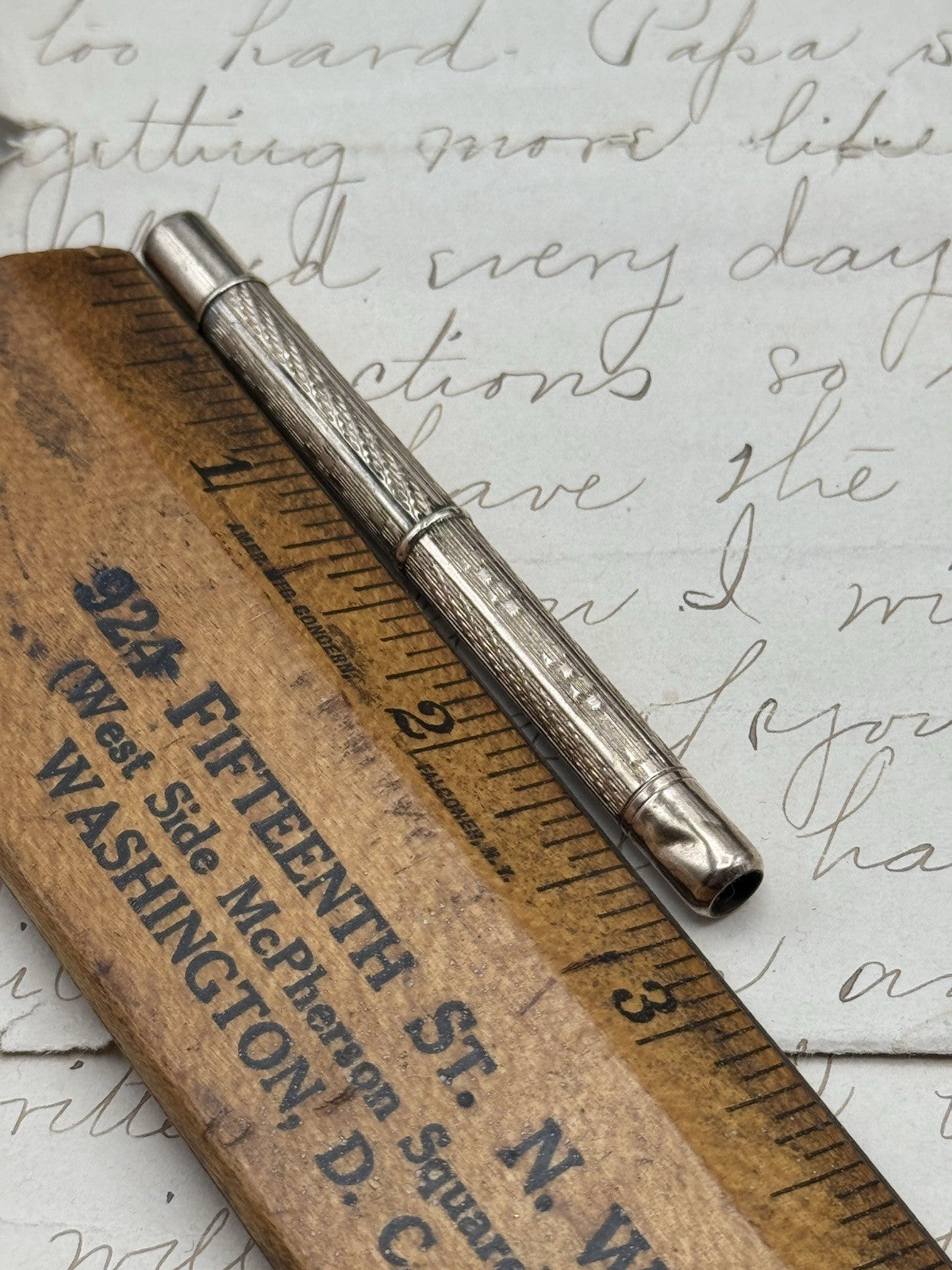 Antique Gold-filled Propelling Telescopic Pen ESTATE FIND Collectible