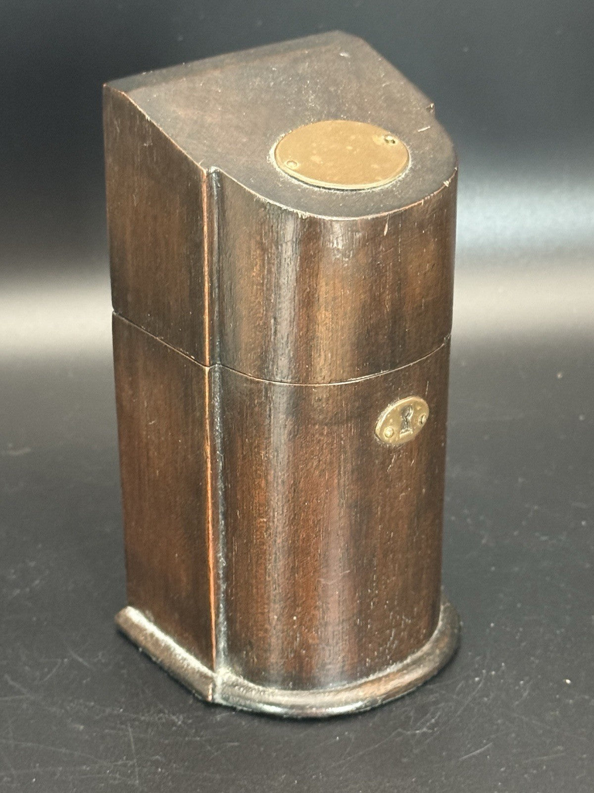 Victorian STYLE Novelty Cutlery Box Shaped Wooden Inkwell Case NO Glass Insert