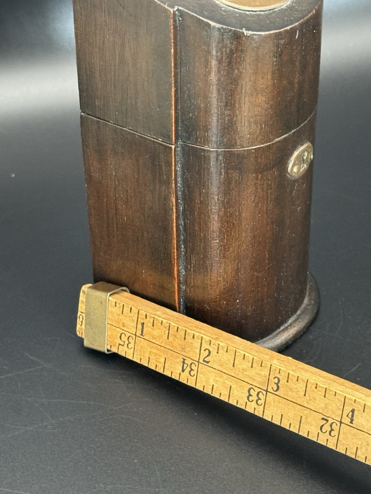 Victorian STYLE Novelty Cutlery Box Shaped Wooden Inkwell Case NO Glass Insert
