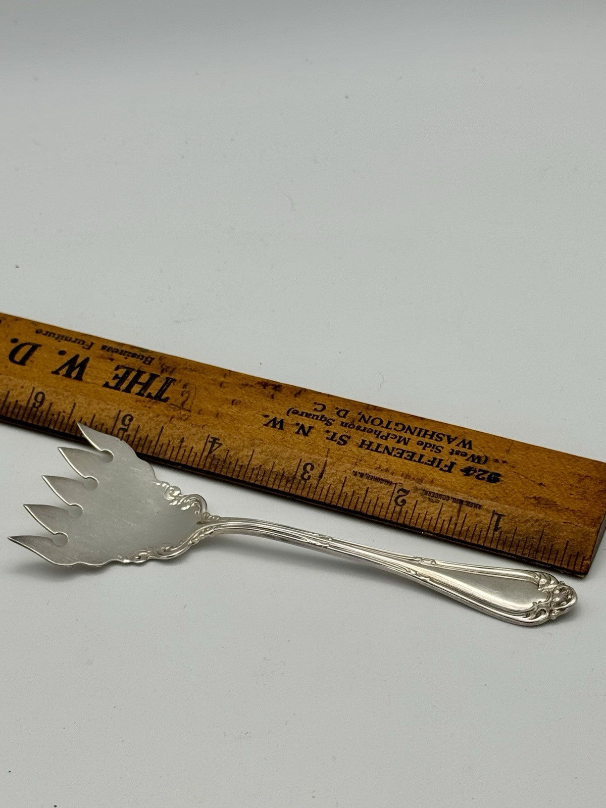 Vintage Silverplate SARDINE Fork Wallace Estate Find