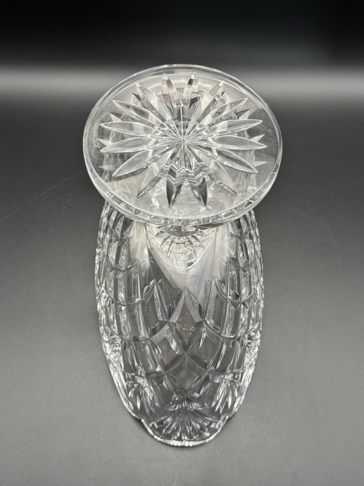 Waterford Crystal Boat Bowl Signed Paul Farrell 2007 #125199 Master Craftsman Made in IRELAND