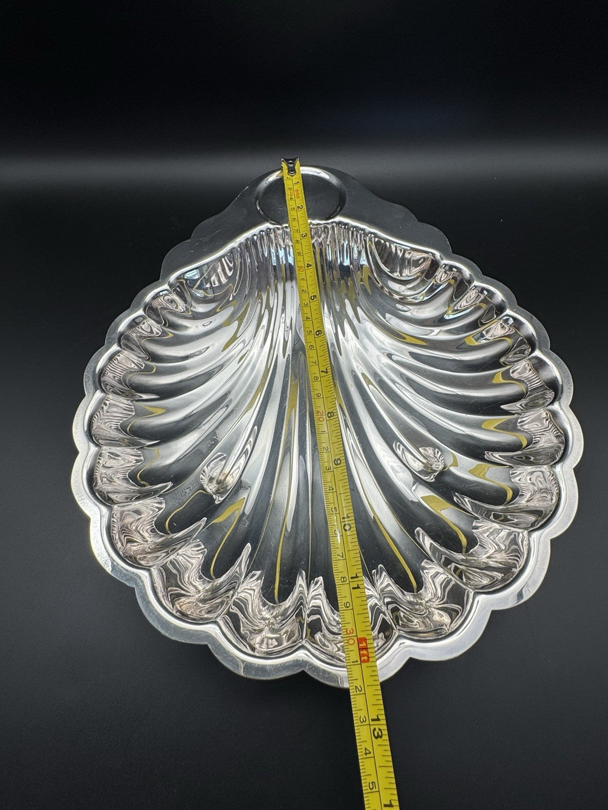 Large Silverplate Shell Serving Bowl FB Rogers ESTATE FIND