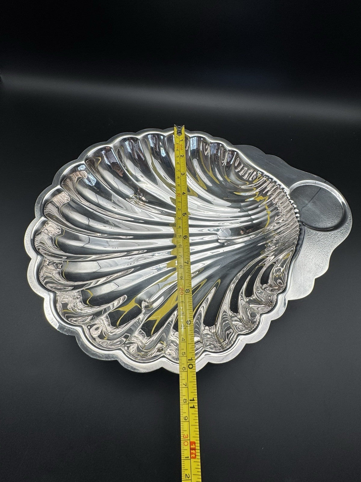 Large Silverplate Shell Serving Bowl FB Rogers ESTATE FIND