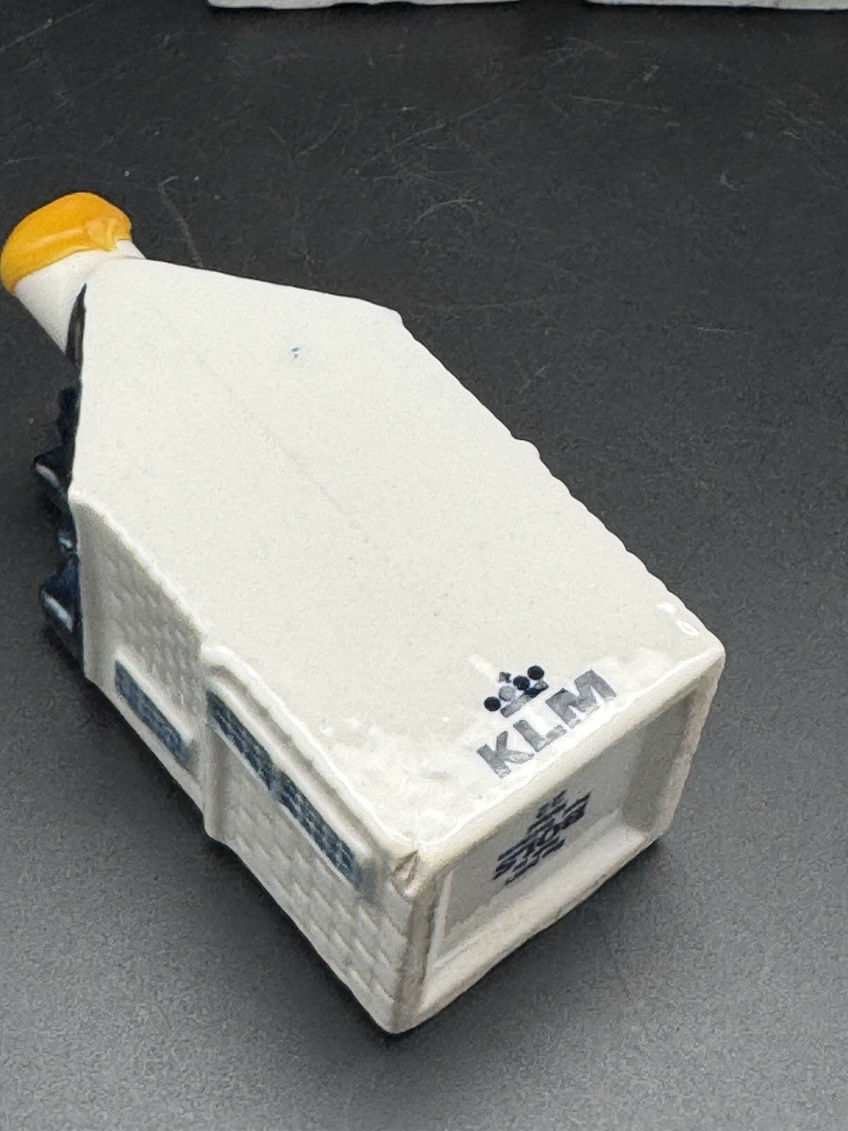 Set of 4 KLM Delft Blue Miniature Houses – #22, 37, 54, 62 – Sealed (Empty)