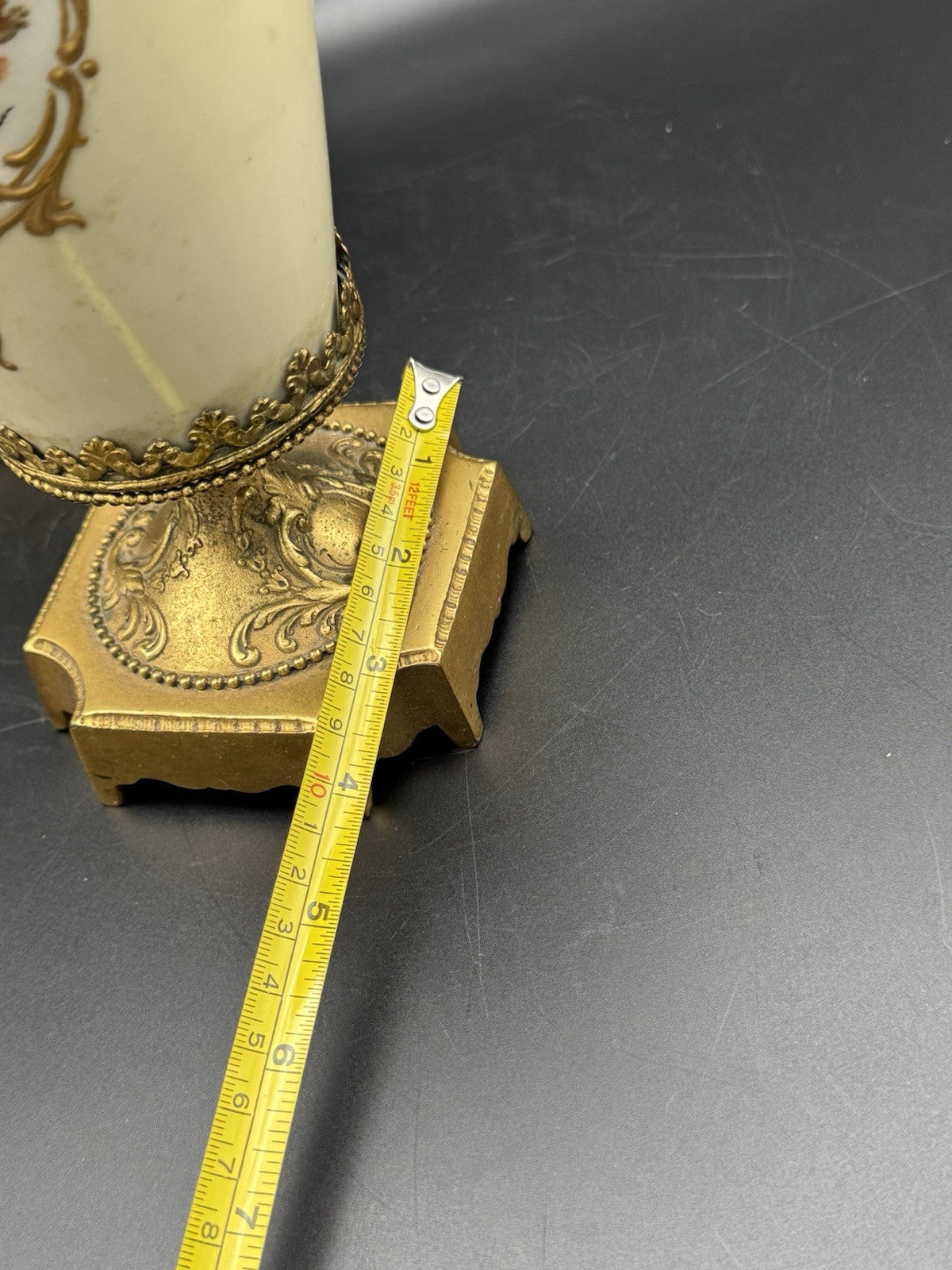 French Style Porcelain Gilt Ormolu Urns Signed Lebrun ESTATE FIND