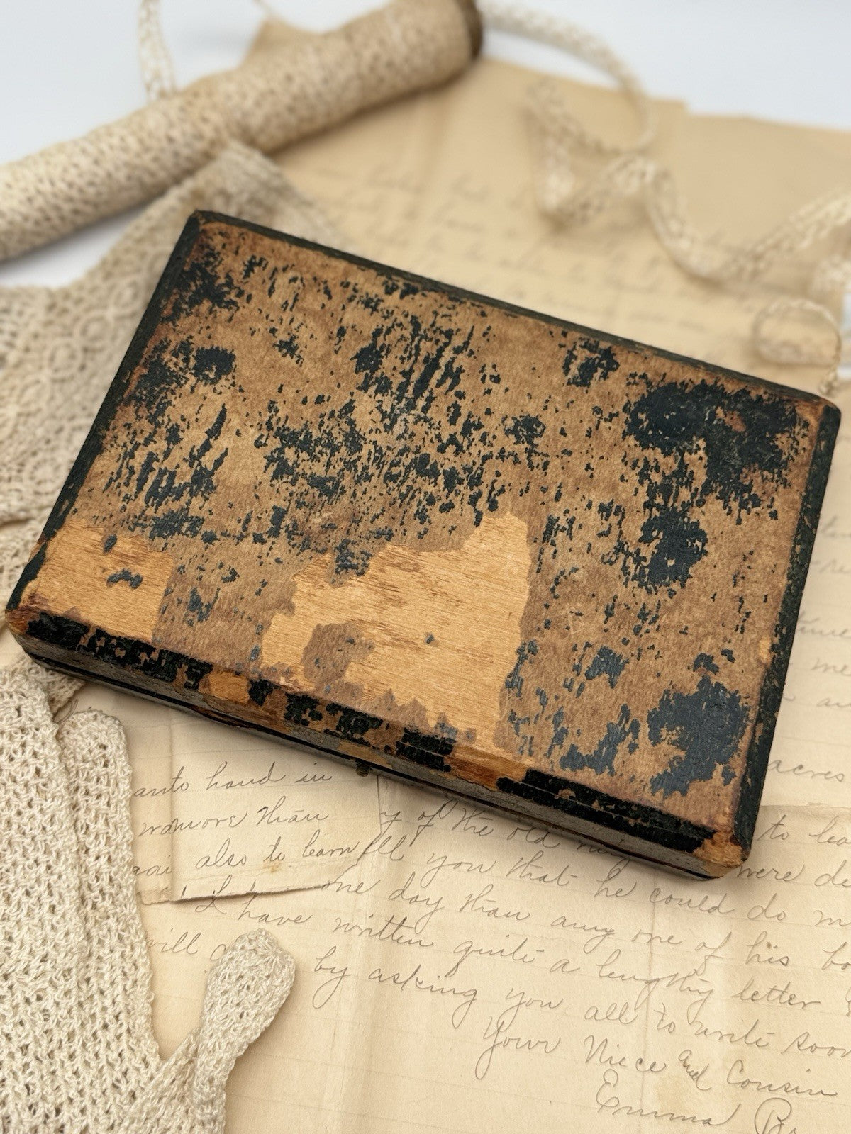 French Style ANTIQUE Necessaire Art Nouveau Travel Manicure Set Silverplate