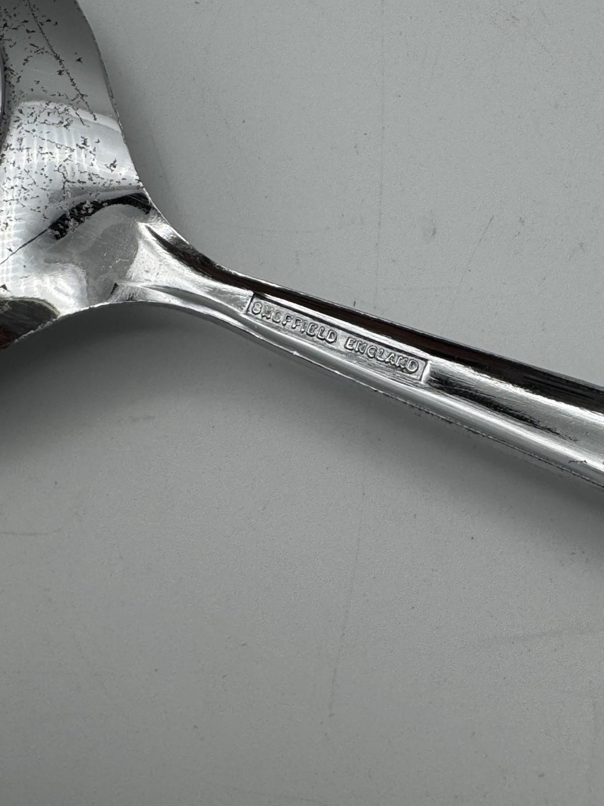 Vintage Sheffield Stainless Steel Server – 10” Long – Made in England