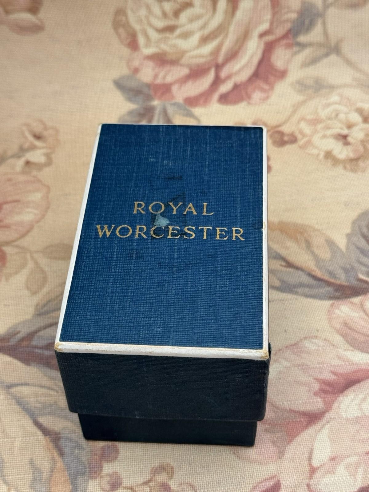 Royal Worcester Egg Coddler – Floral Design with Original Box