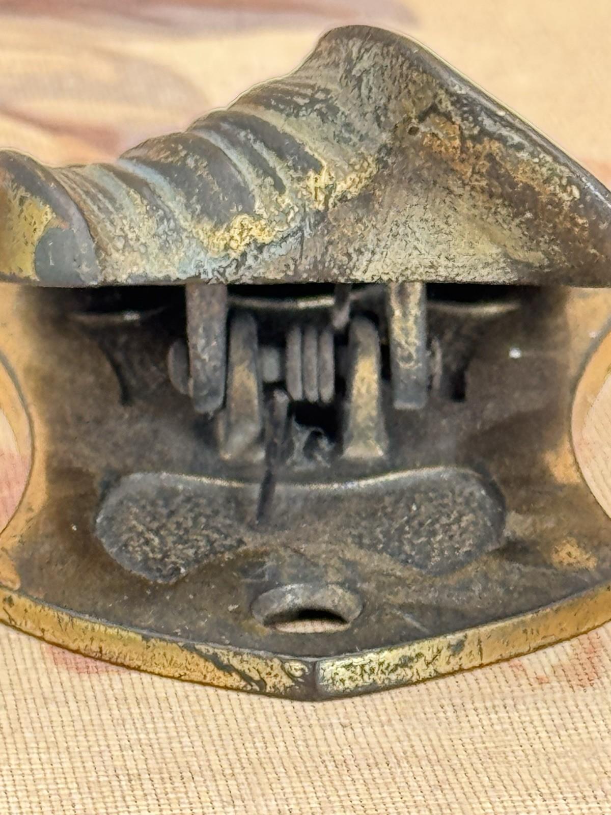 Antique JUDD Cast Iron Desk Clip – Lady in Bonnet Portrait, No. 5241