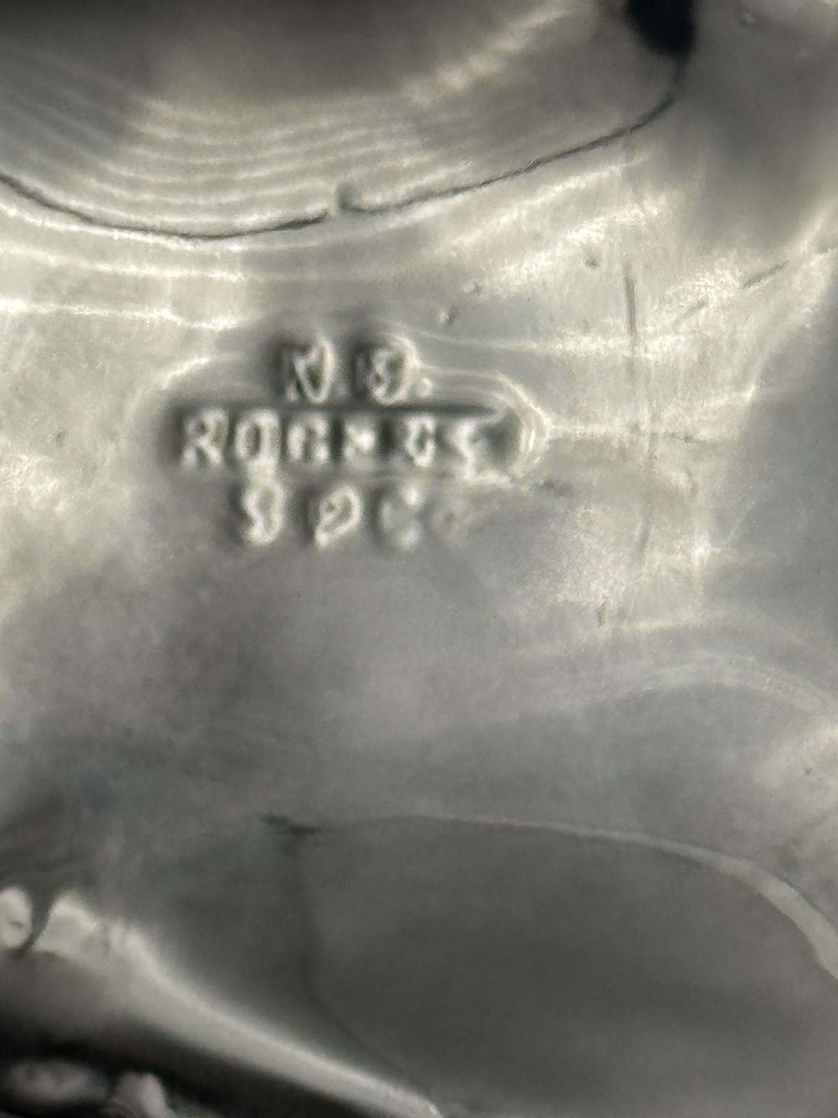 Art Nouveau Jewelry Box – Antique Rogers Silverplate, Floral Repousse EXQUISITE