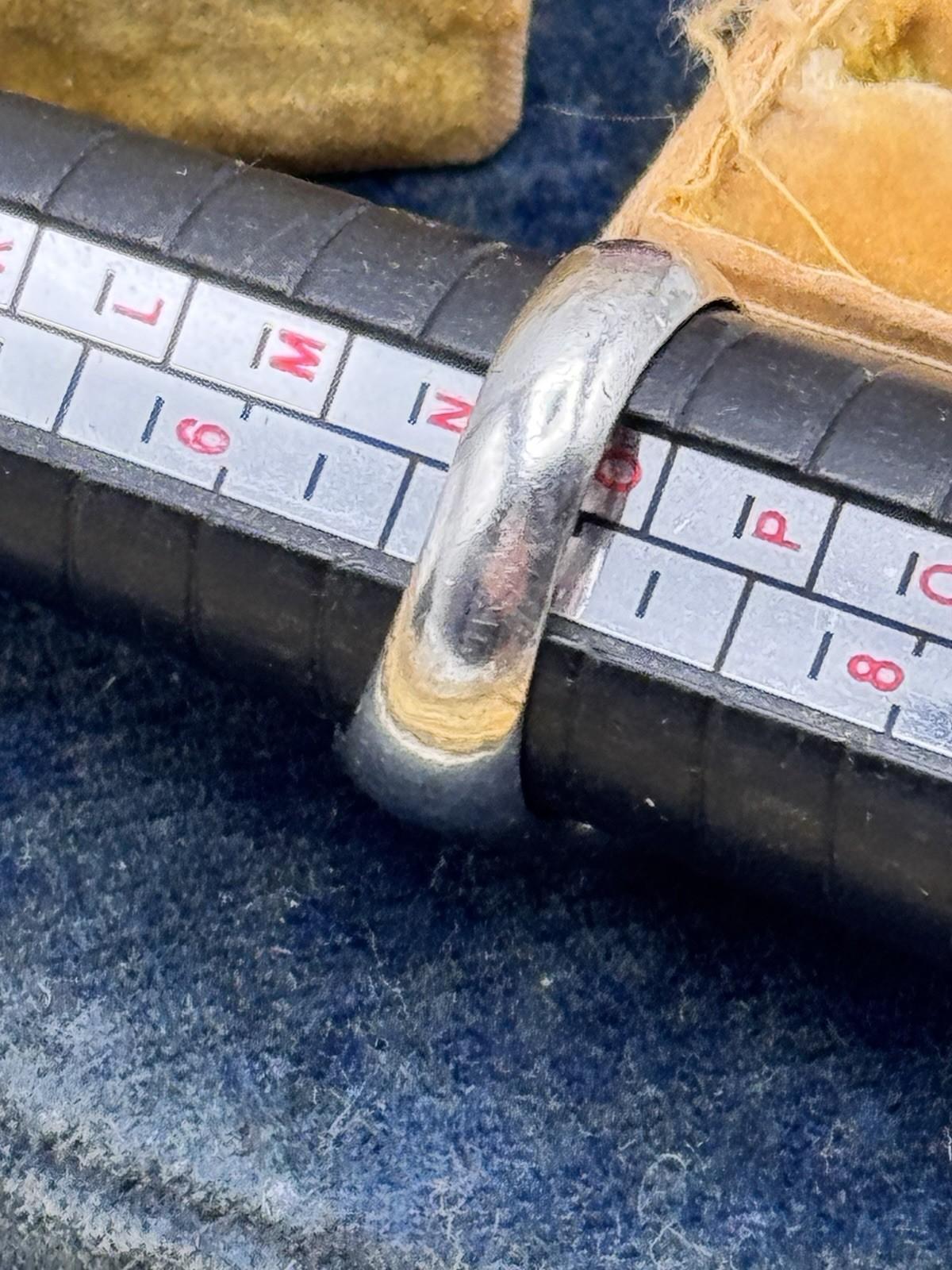 Sterling Silver Pearl Ring Modernist Size 6.75 Vintage Statement