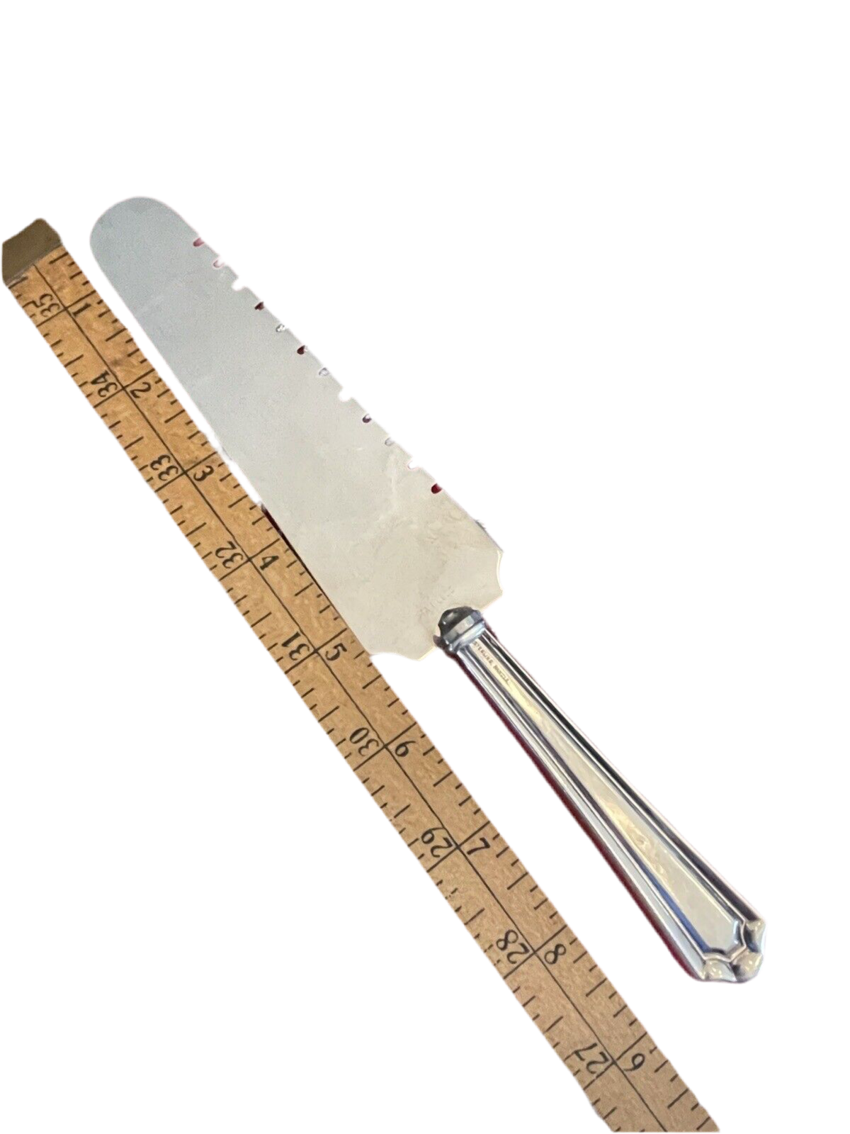 Pie Server Slicer Serrated Edge Sterling Silver Handle