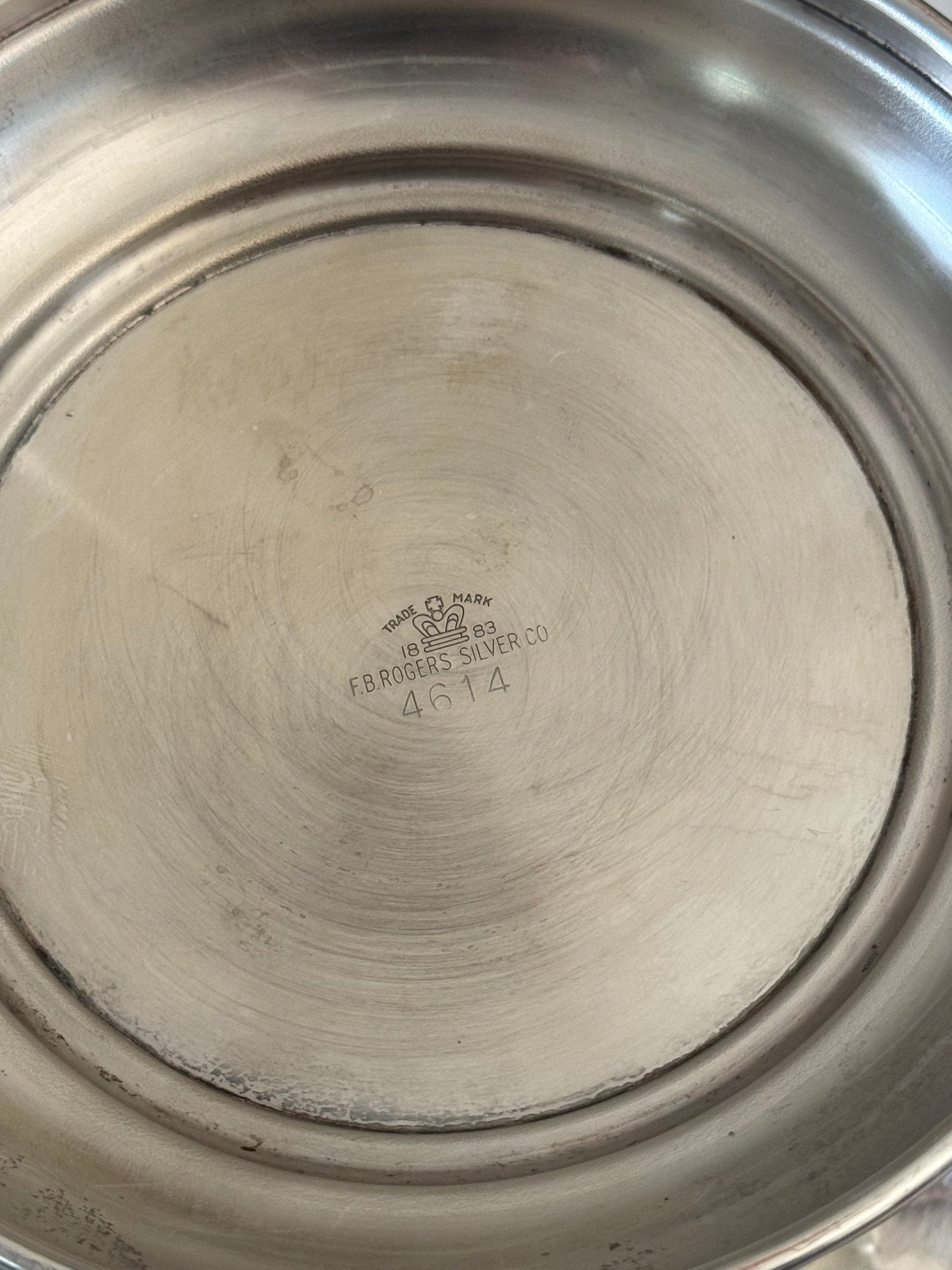 Vintage Silverplate Punch Bowl LARGE Wine Cooler Lion Head Ring Handles Rogers