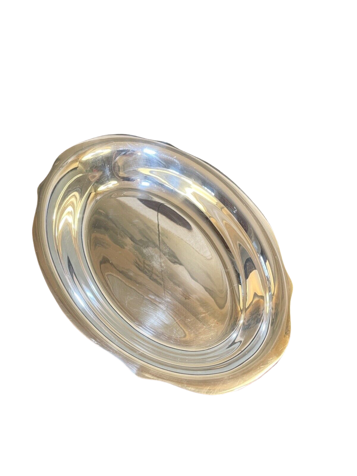 Silverplate Oval Open Serving Dish Gorham Chippendale