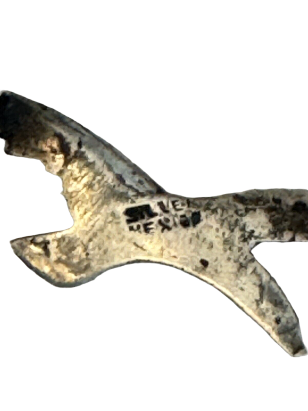 Silver Seagull Brooch Pin Signed MEXICO SILVER