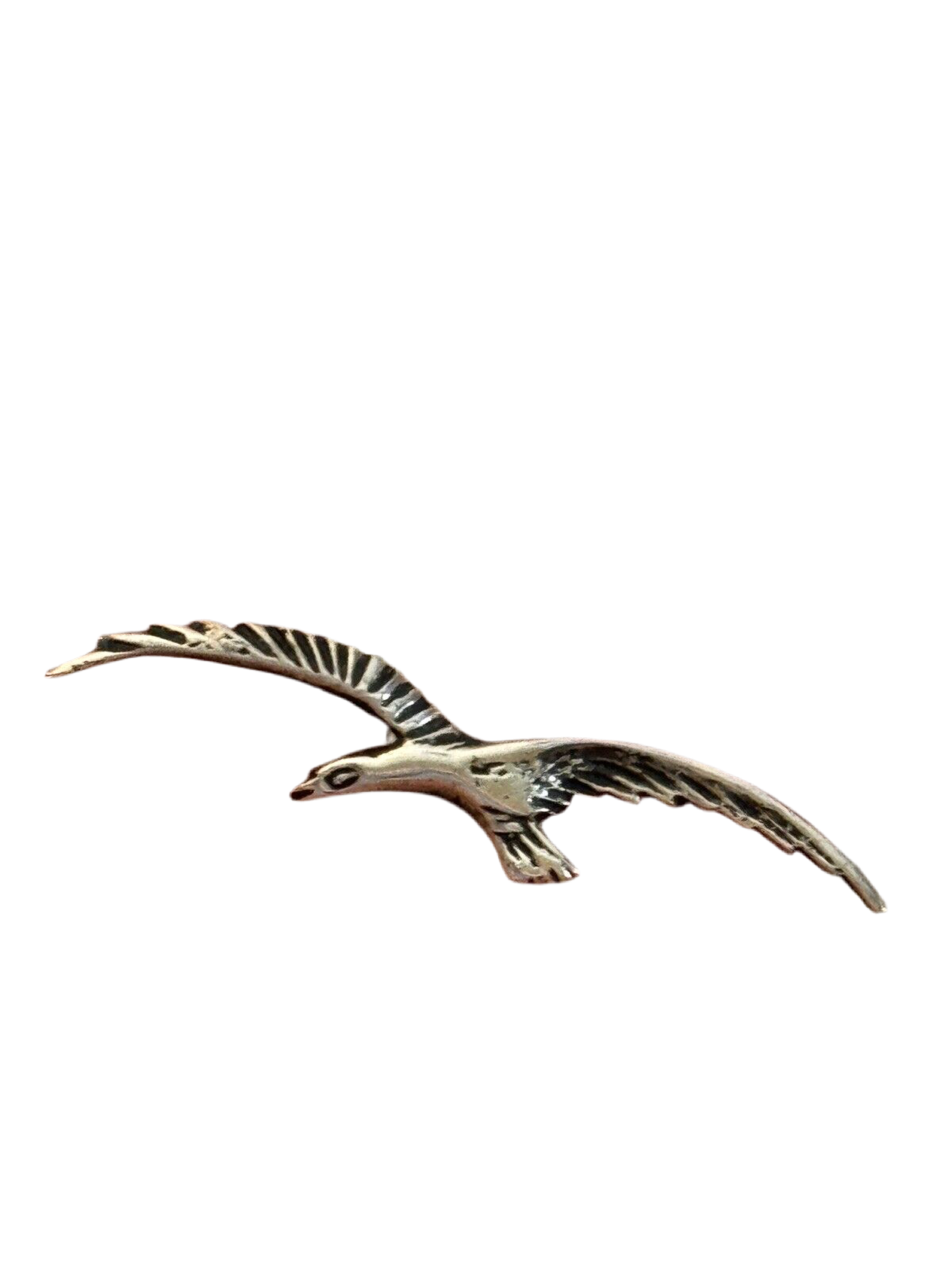 Silver Seagull Brooch Pin Signed MEXICO SILVER