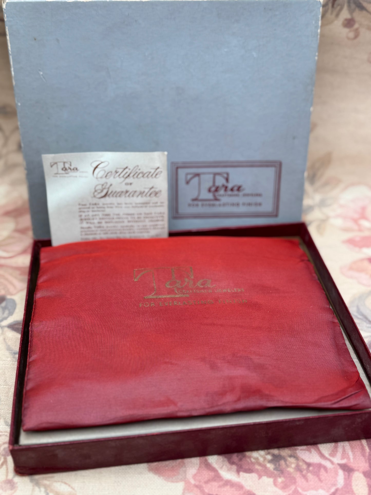 Vintage Tara Necklace & Clip-On Earrings Set in Original Case w/ Guarantee