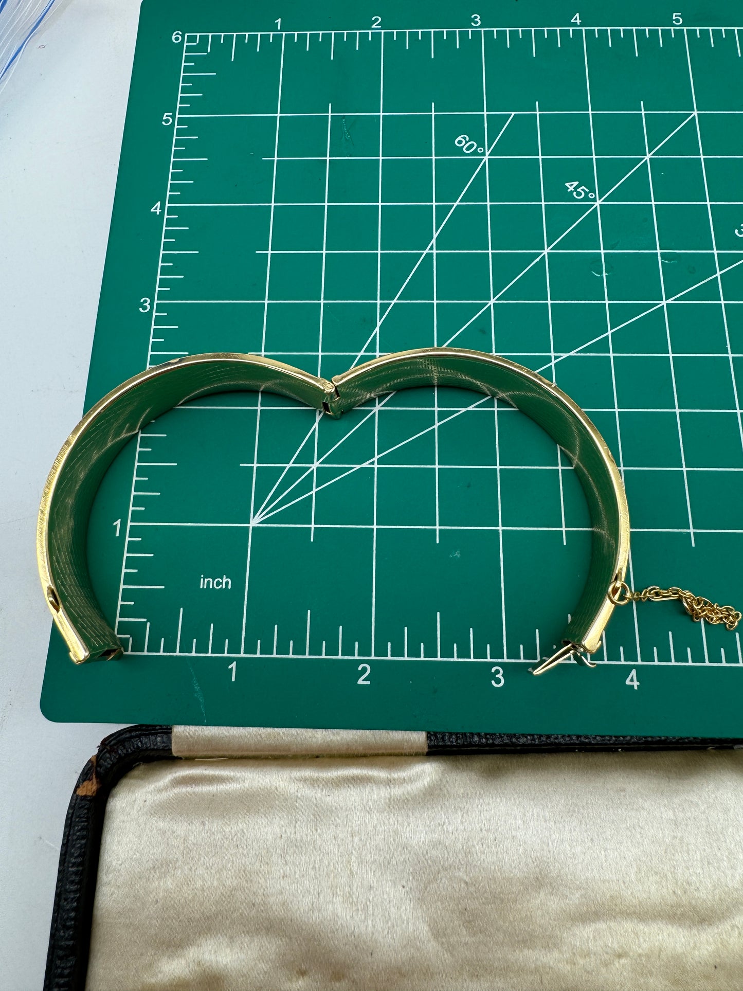 Damascene Jewelry Set Bangle Bracelet & Necklace