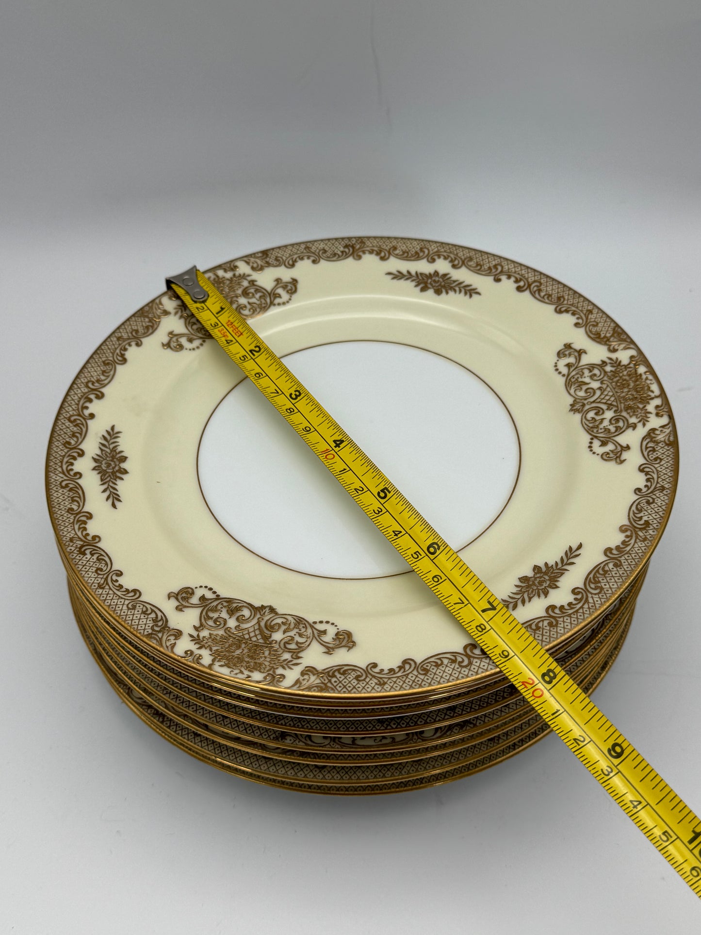 Set of 8 NORITAKE “Mayfield” Salad Plates ca. 7.5” ESTATE FIND