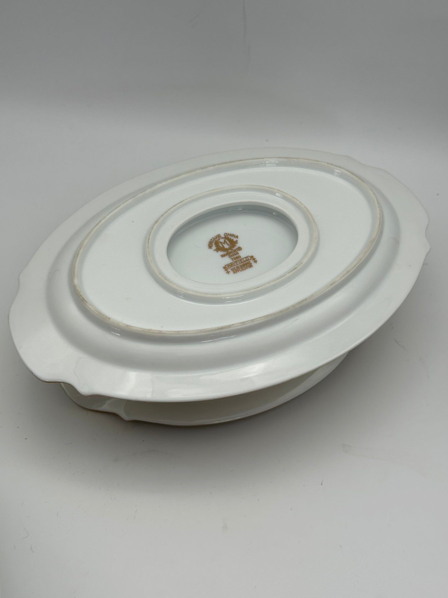 Noritake “Mayfield” Gravy Boat & Vegetable Bowl 10” Set