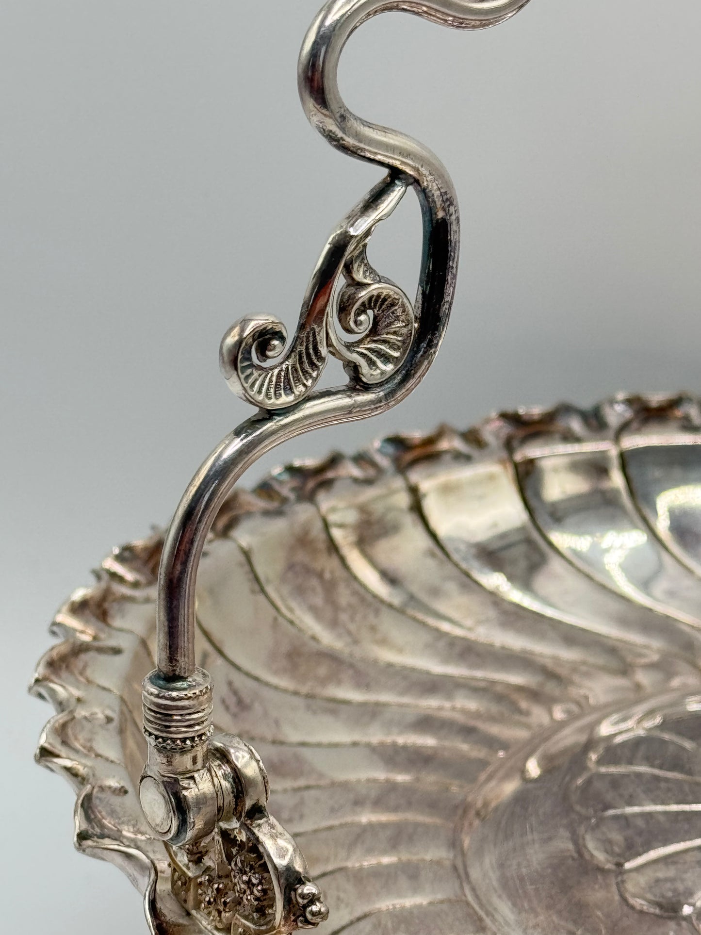 Antique Silverplate Bridal Basket Meriden B Co. Quadruple Plate Perfect for Easter