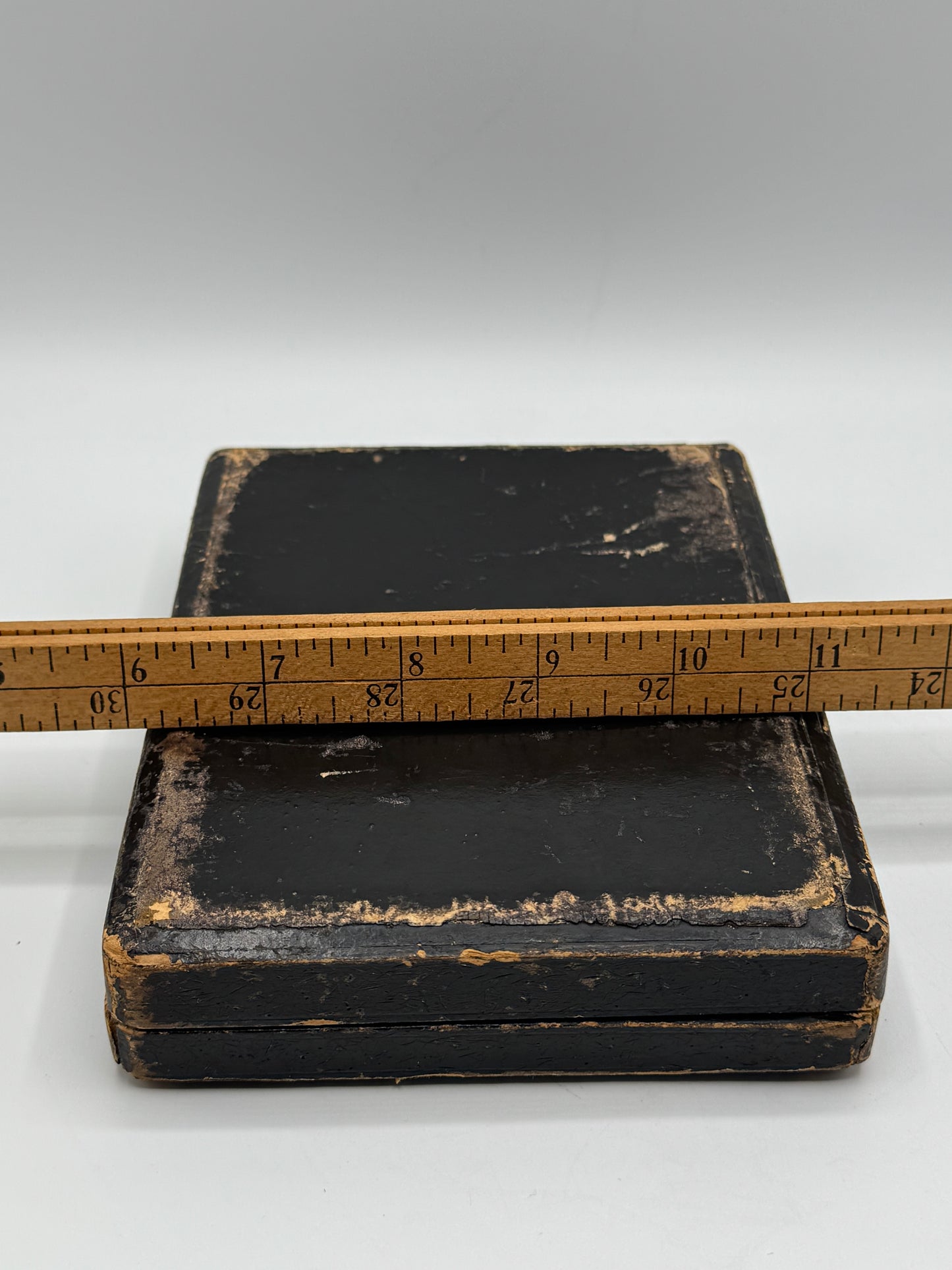 Antique Set 6 Fruit Knives Porcelain Handle Blue & White Made In Austria