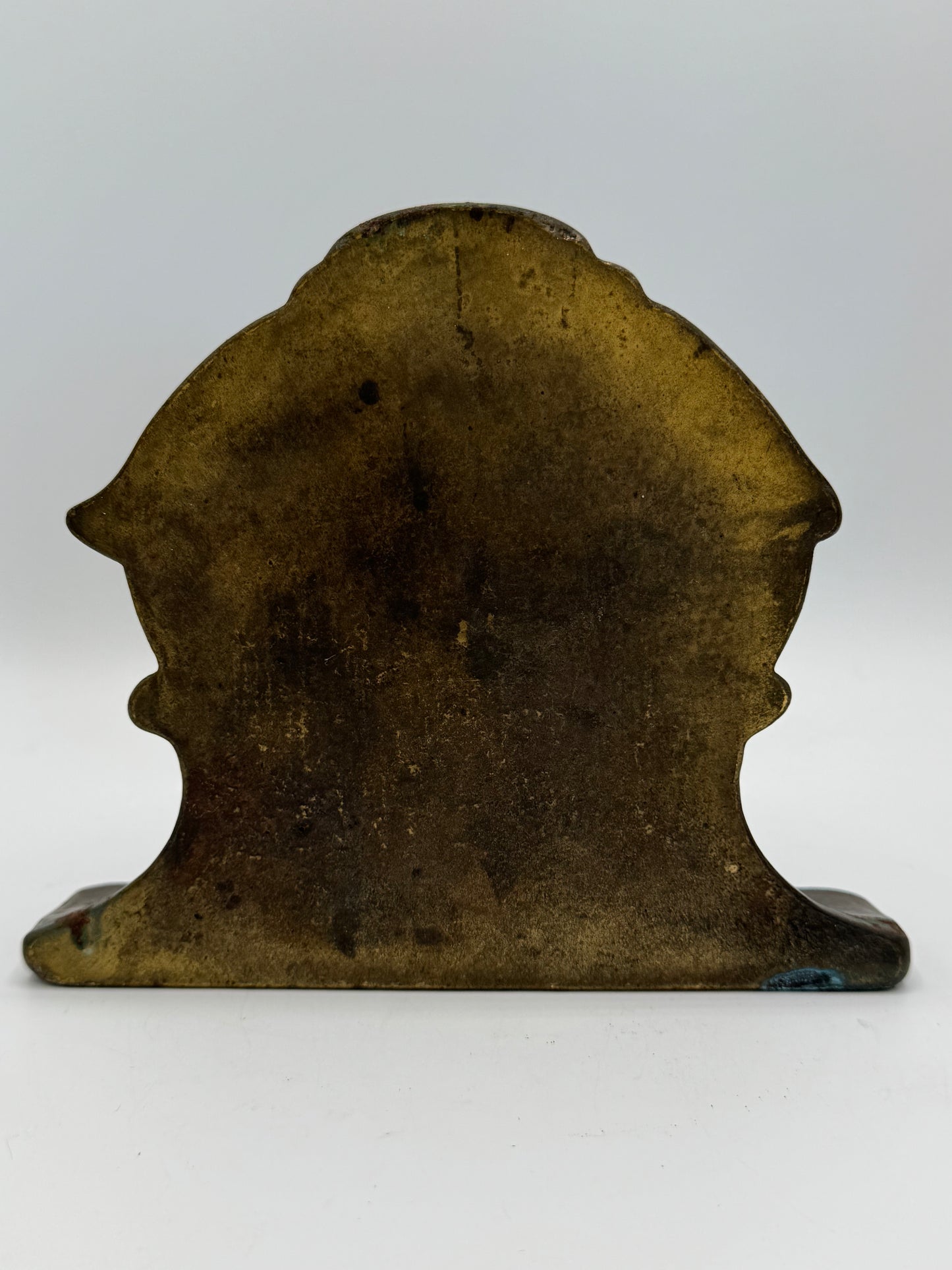 Antique Art Nouveau Small Cast Iron Figural Butterfly Door Stop Bookend
