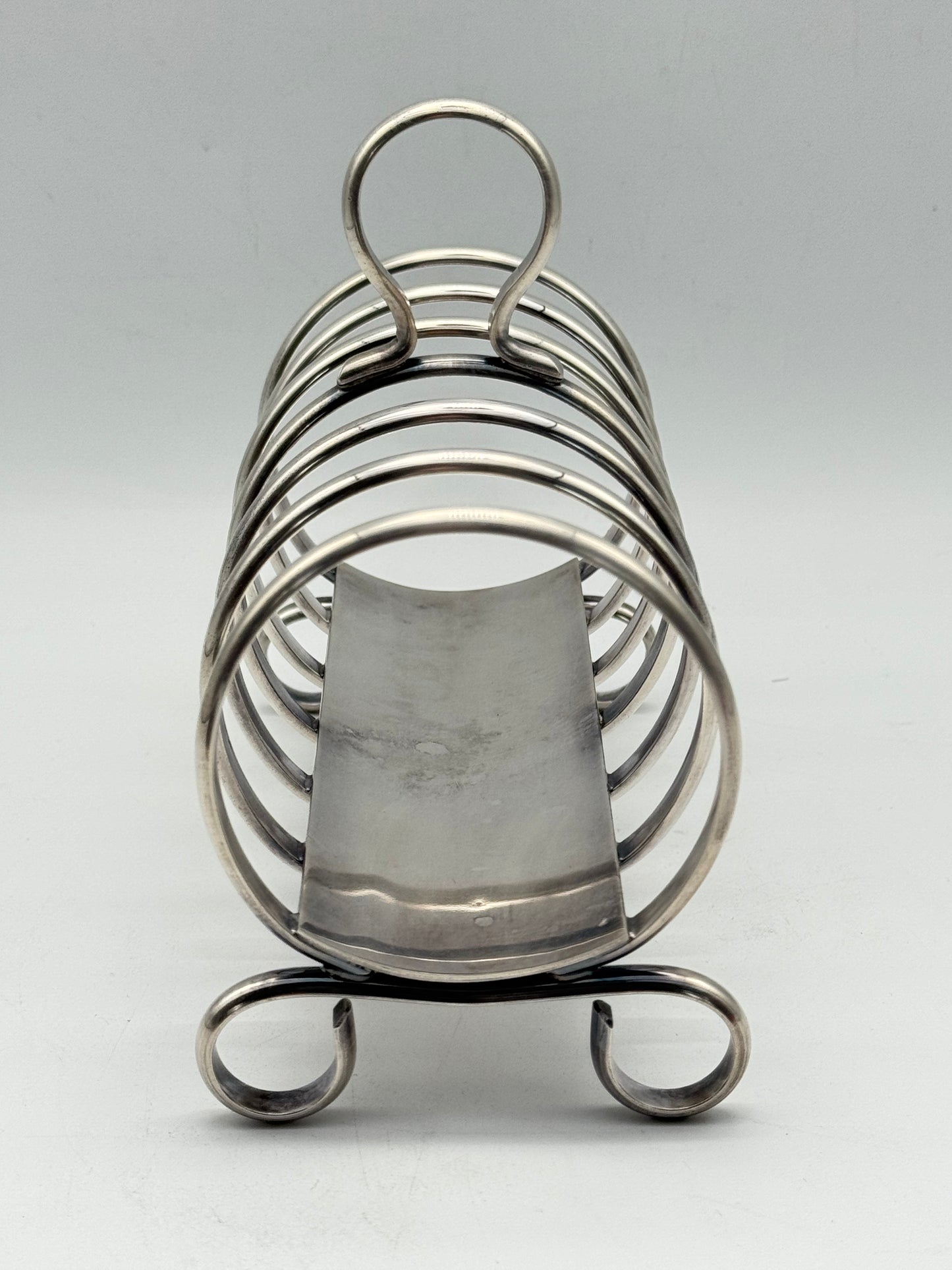 Vintage Silverplate Toast Holder CAMBRIDGE Substantial Antique Style