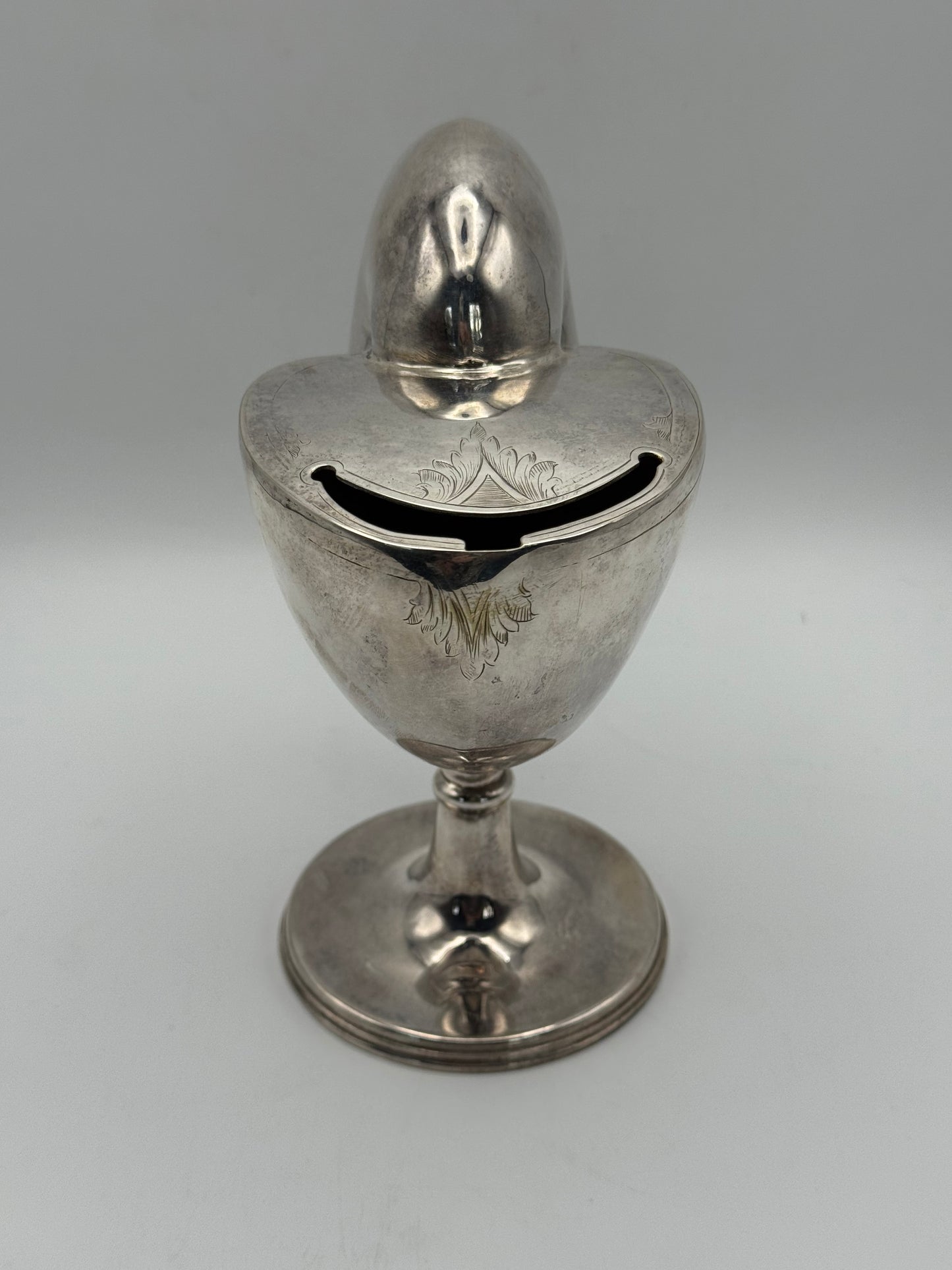 Vintage Silver Plate Nautilus Footed Spooner – Antique Victorian Style
