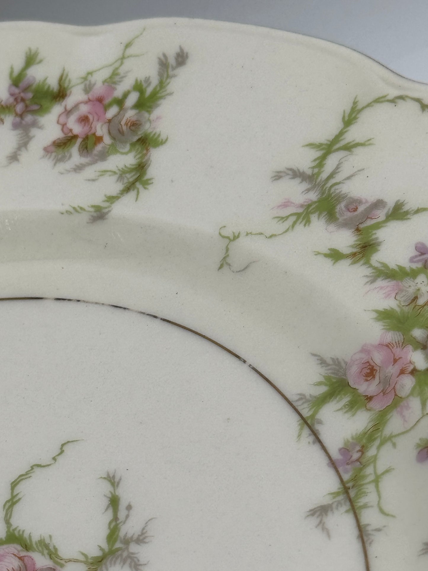 Set of 6 ROSALINDE Luncheon Plates HAVILAND NEW YORK 8.75”