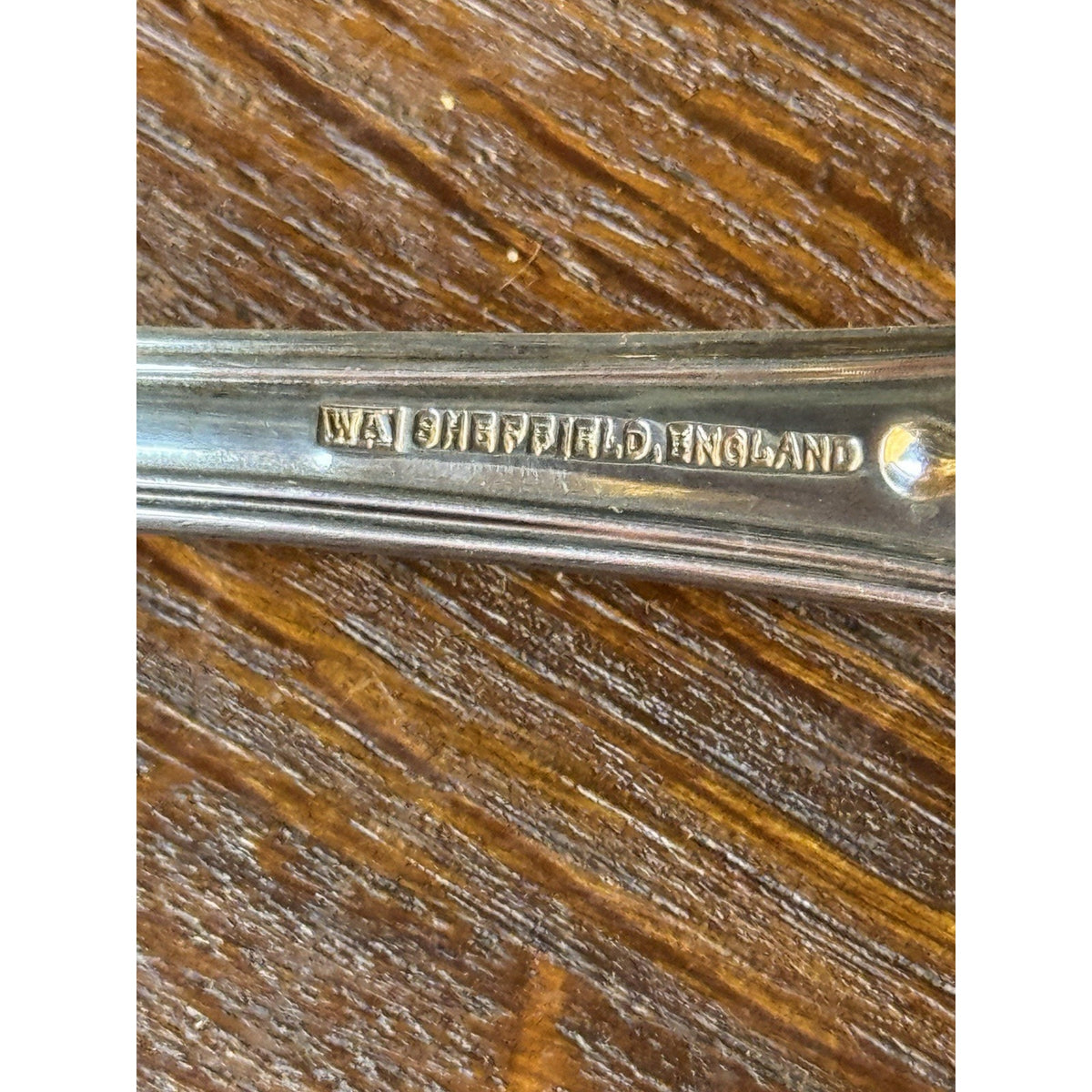 Silverplate Salad Tongs Sheffield Gold Wash Fruit Kings Crown Cased 9”