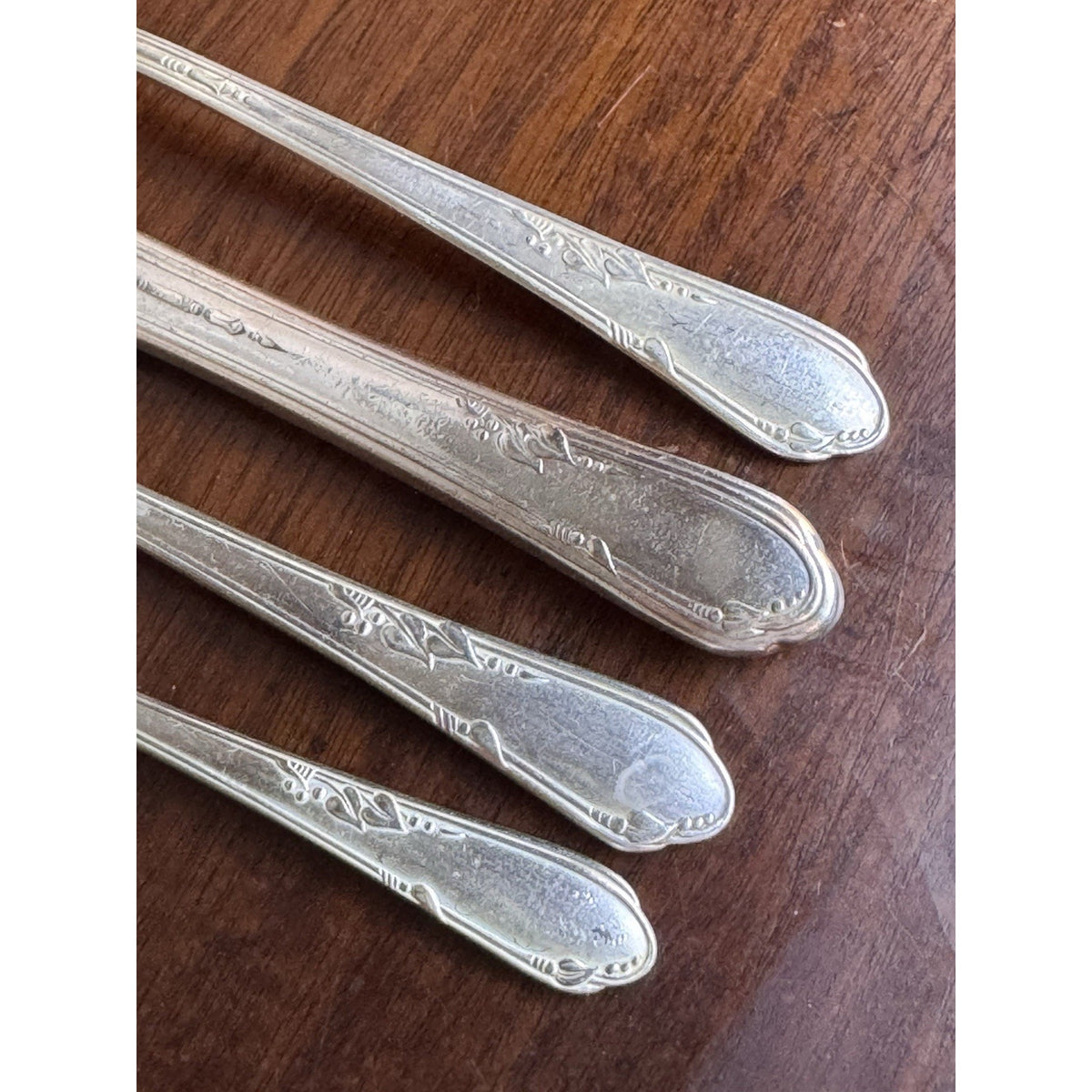 Silverplate Flatware Set Wm A Rogers Oneida 24 Pc Service For 6 Vintage 9.5”