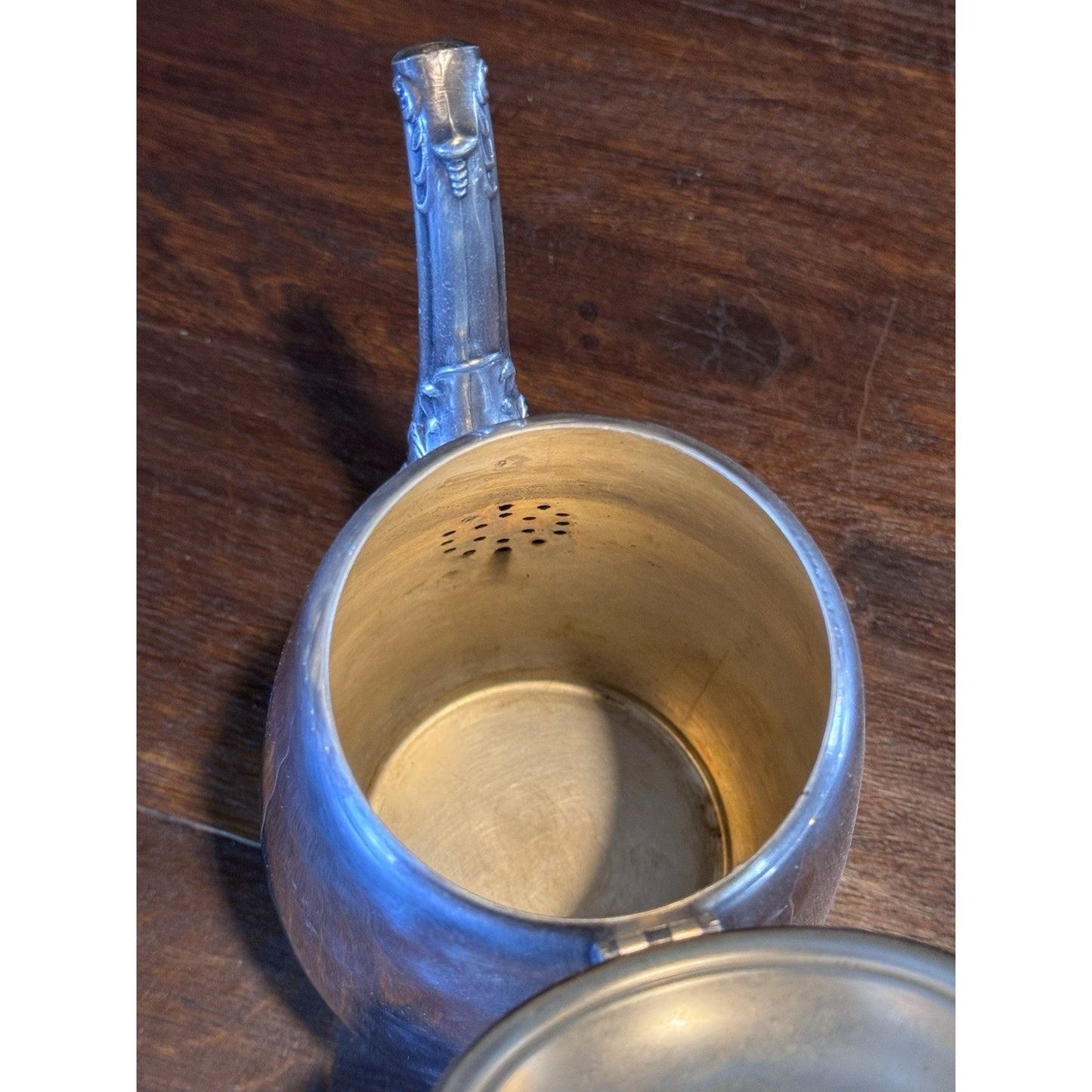 Silverplate Coffee Pot WM Rogers Vintage Hollowware Tea Server 8.5”