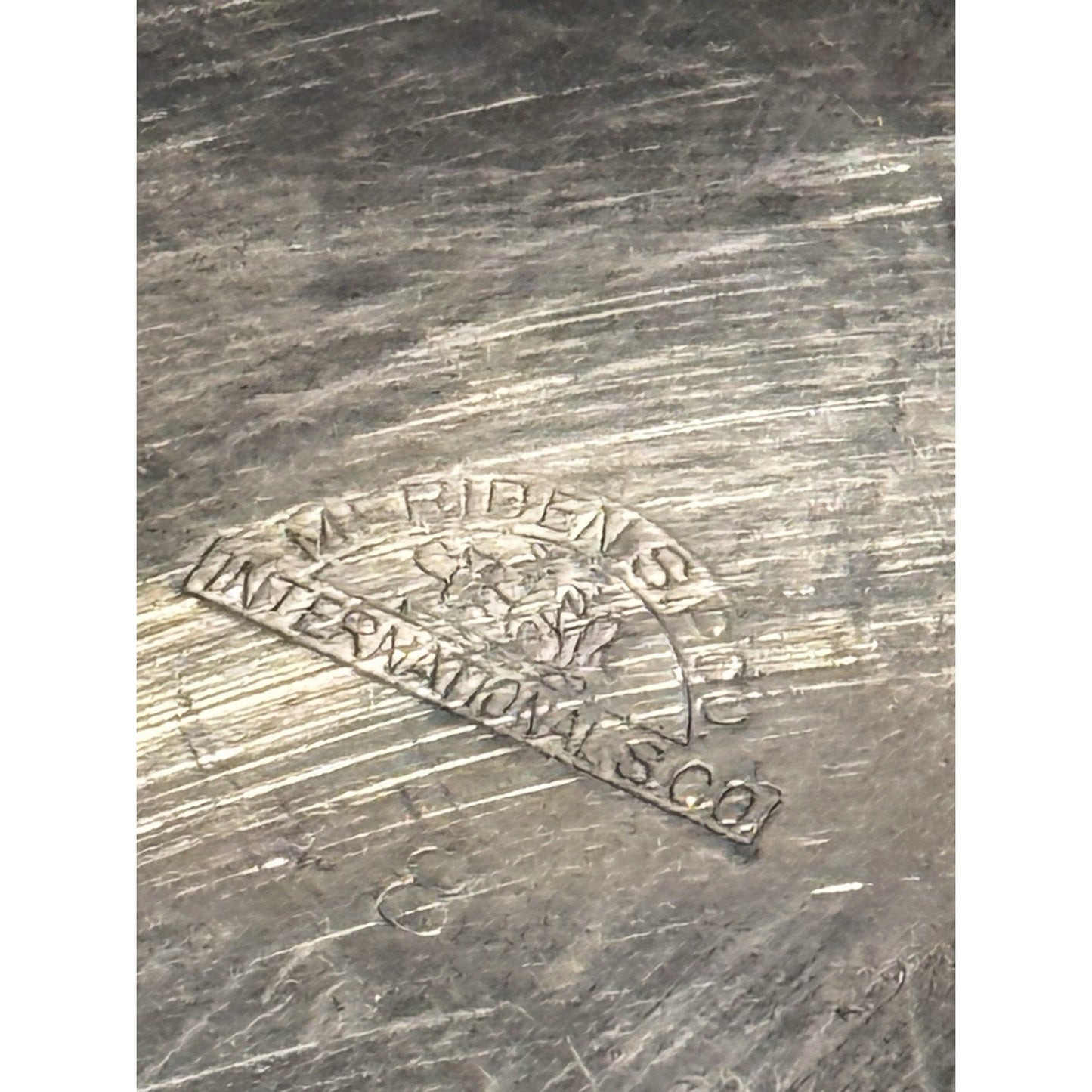 Silverplate Cake Plate Pierced Petit Fours Serving Plate Meriden 10” Vintage