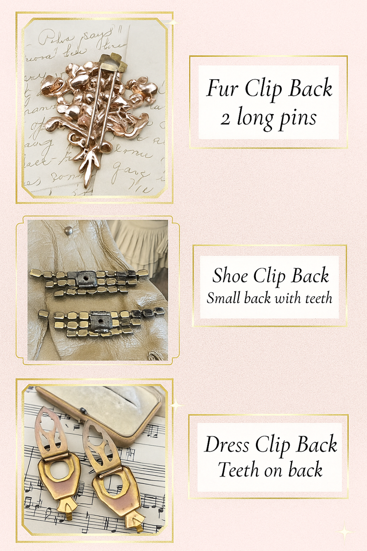 How to Identify Shoe Clips, Dress Clips, and Fur Clips – The Marialva ...