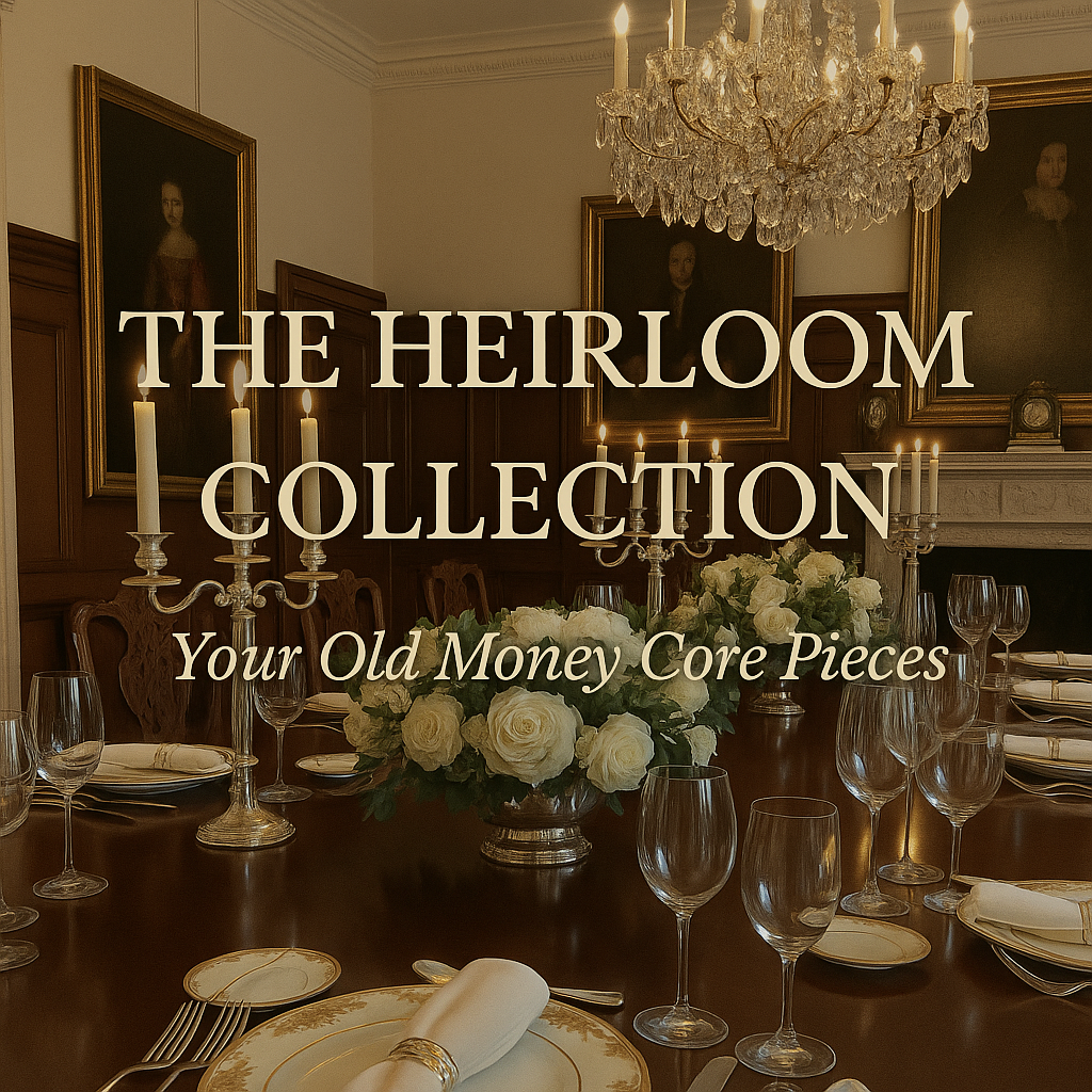The Heirloom Collection - Your Old Money Core Pieces