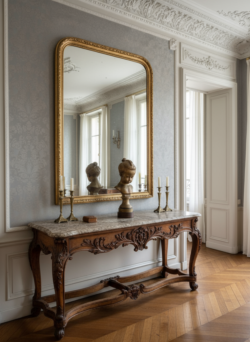 Antique STYLE French Girl Bust reproduction of a work by the French sculptor Jacques François Joseph Saly (1717-1776). SUBSTANTIAL Estate Find On Wooden Base 21”h