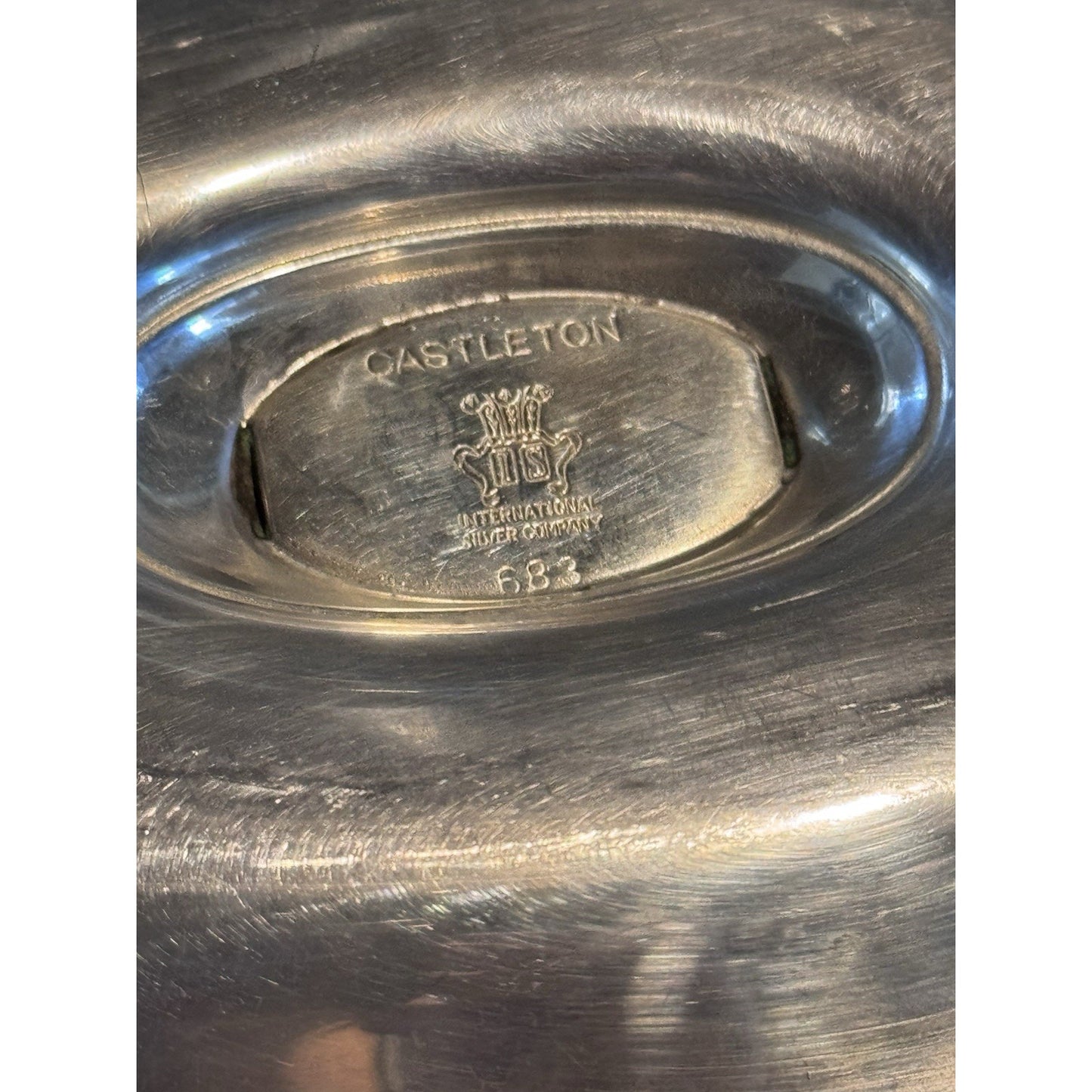 Silverplate Gravy Boat International Silver Castleton attchd Underplate Vintage