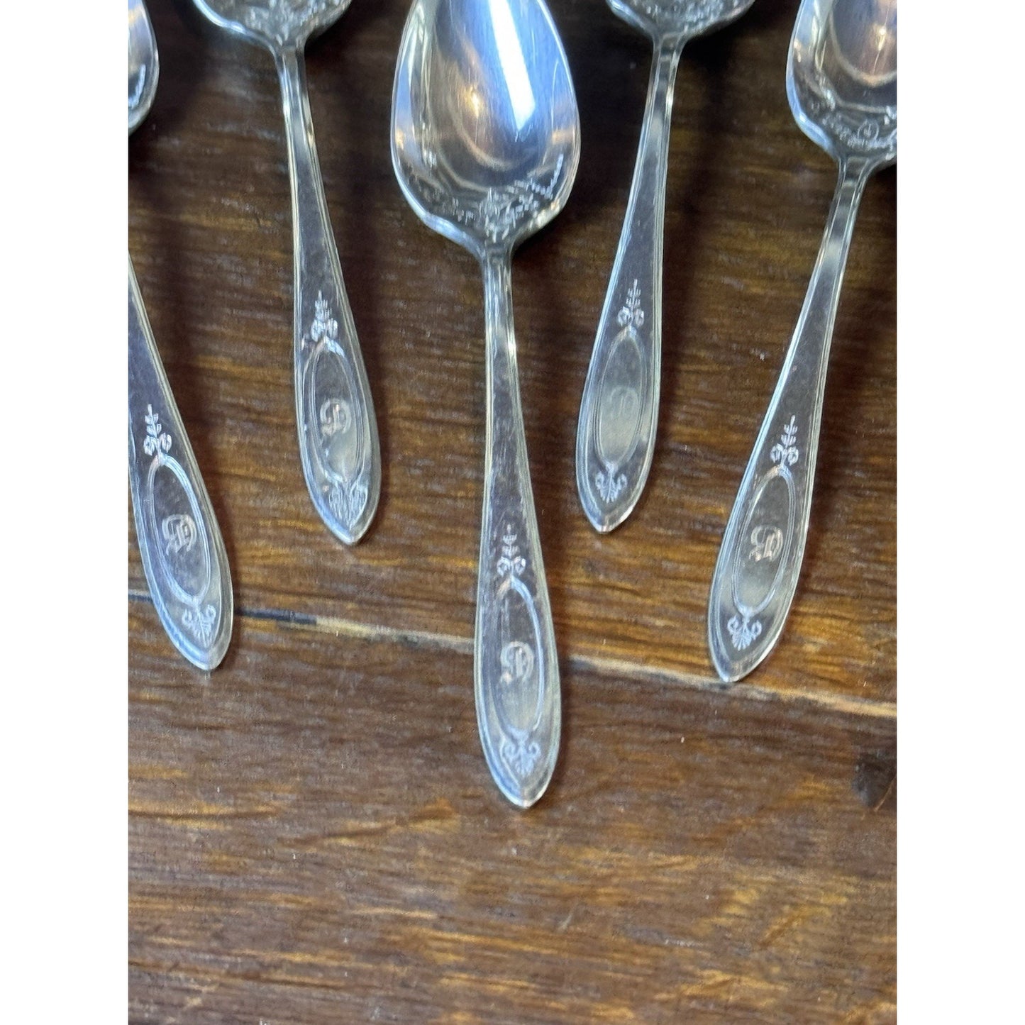 Set of 5 Community Silverplate Citrus Spoons Monogram D – 5.5”