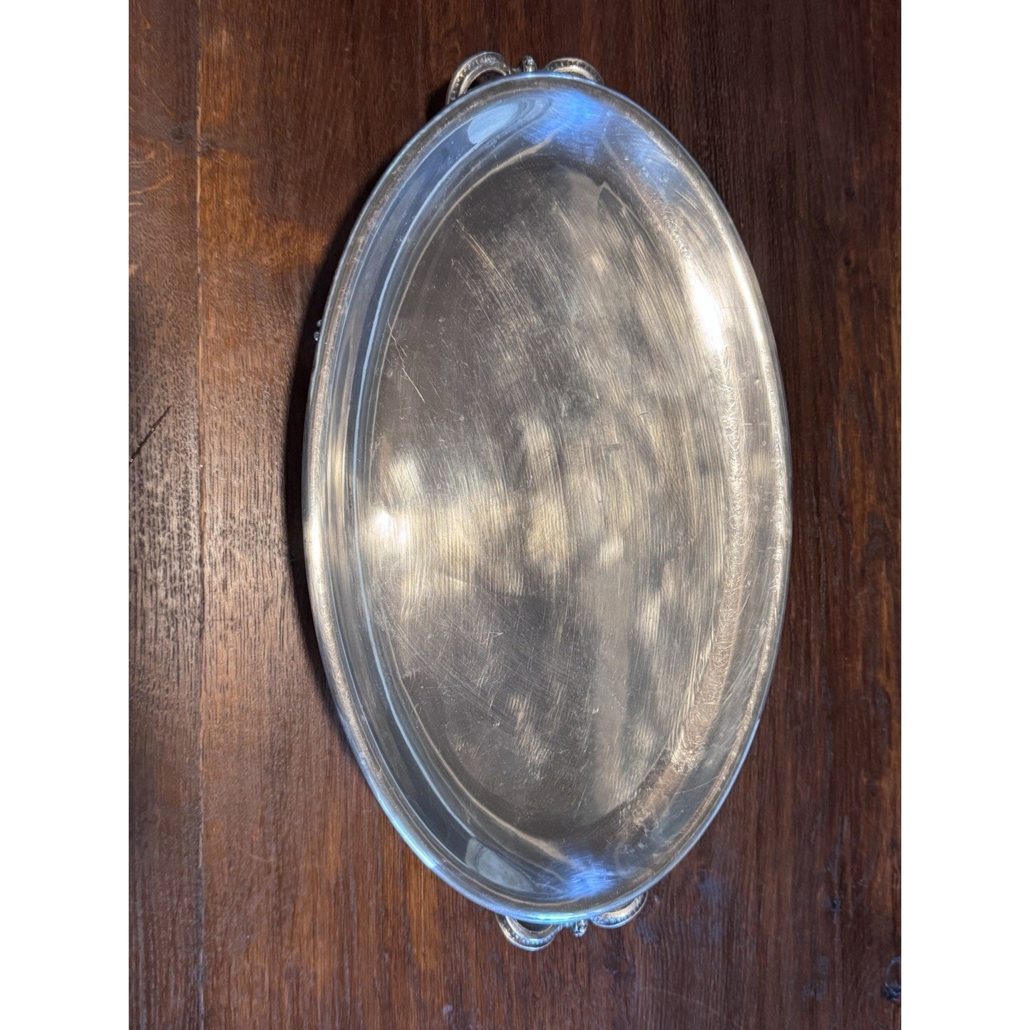 Antique French Silver Plate Entrée Warmer Footed CASSES & Cie