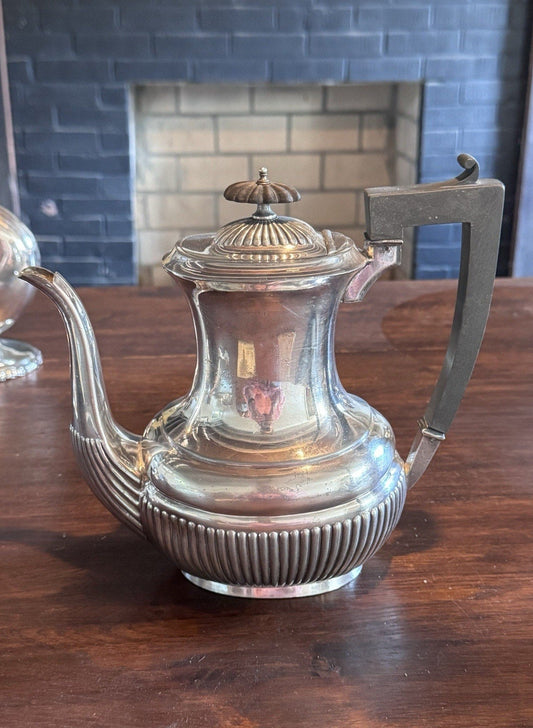 Vintage Silverplate Coffee Pot SHEFFIELD William Hutton & Sons EPBM