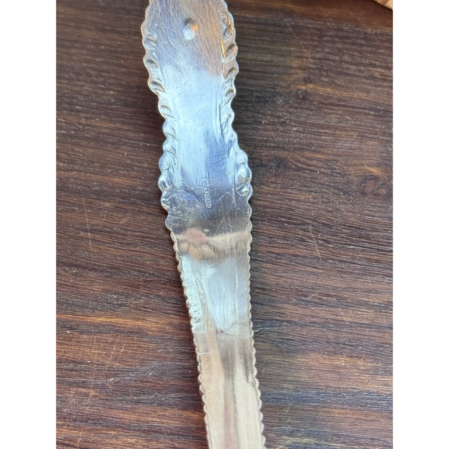 Silverplate Serving Ladle 13" Large Shell Bowl Victorian Art Nouveau Style