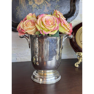 Vintage Silverplate Champagne Bucket Wine Cooler Ice Bucket Planter 9.5”